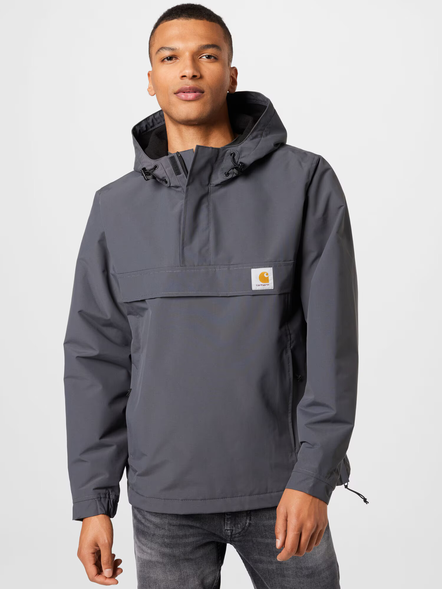 Carhartt WIP Prehodna jakna 'Nimbus' bazaltno siva - Pepit.si