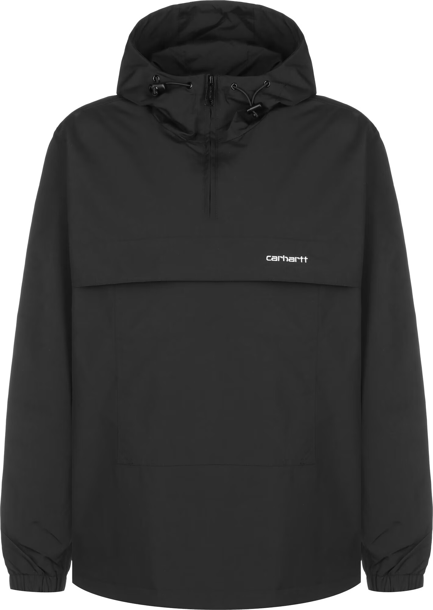 Carhartt WIP Prehodna jakna ' Windbreaker Pullover ' črna / bela - Pepit.si