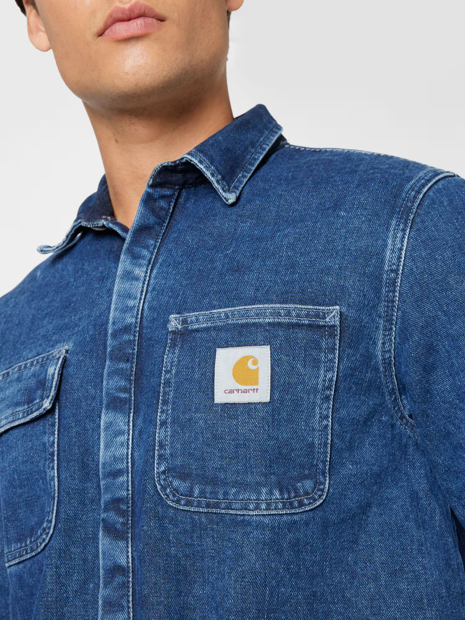 Carhartt WIP Srajca 'Salinac' moder denim - Pepit.si