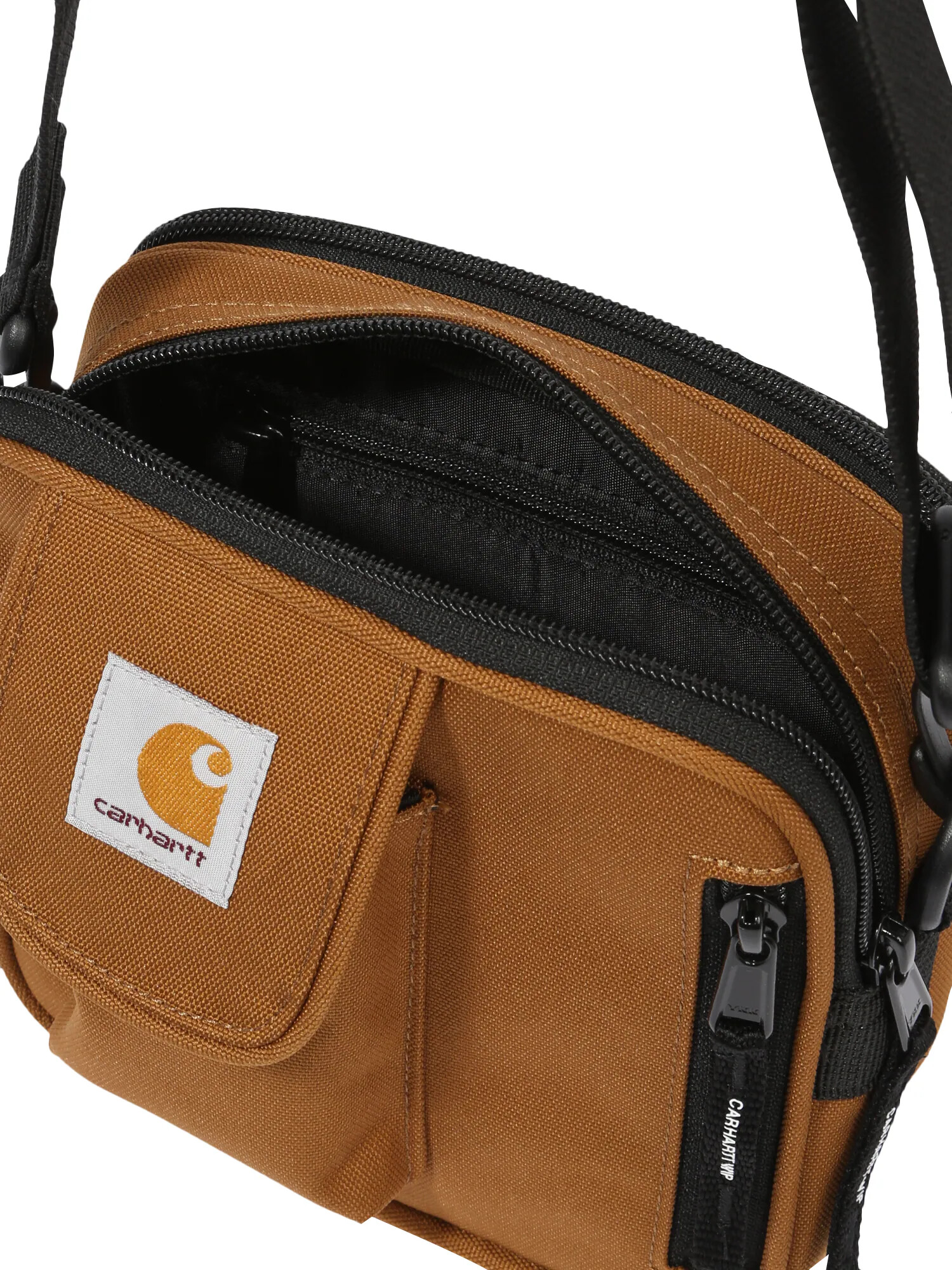 Carhartt WIP Torba za čez ramo 'Essentials' konjak / črna - Pepit.si