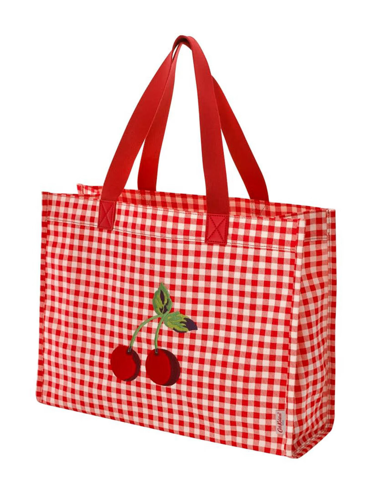 Cath Kidston Nakupovalna torba 'The Milly Tote' kremna / rdeča / zelena - Pepit.si