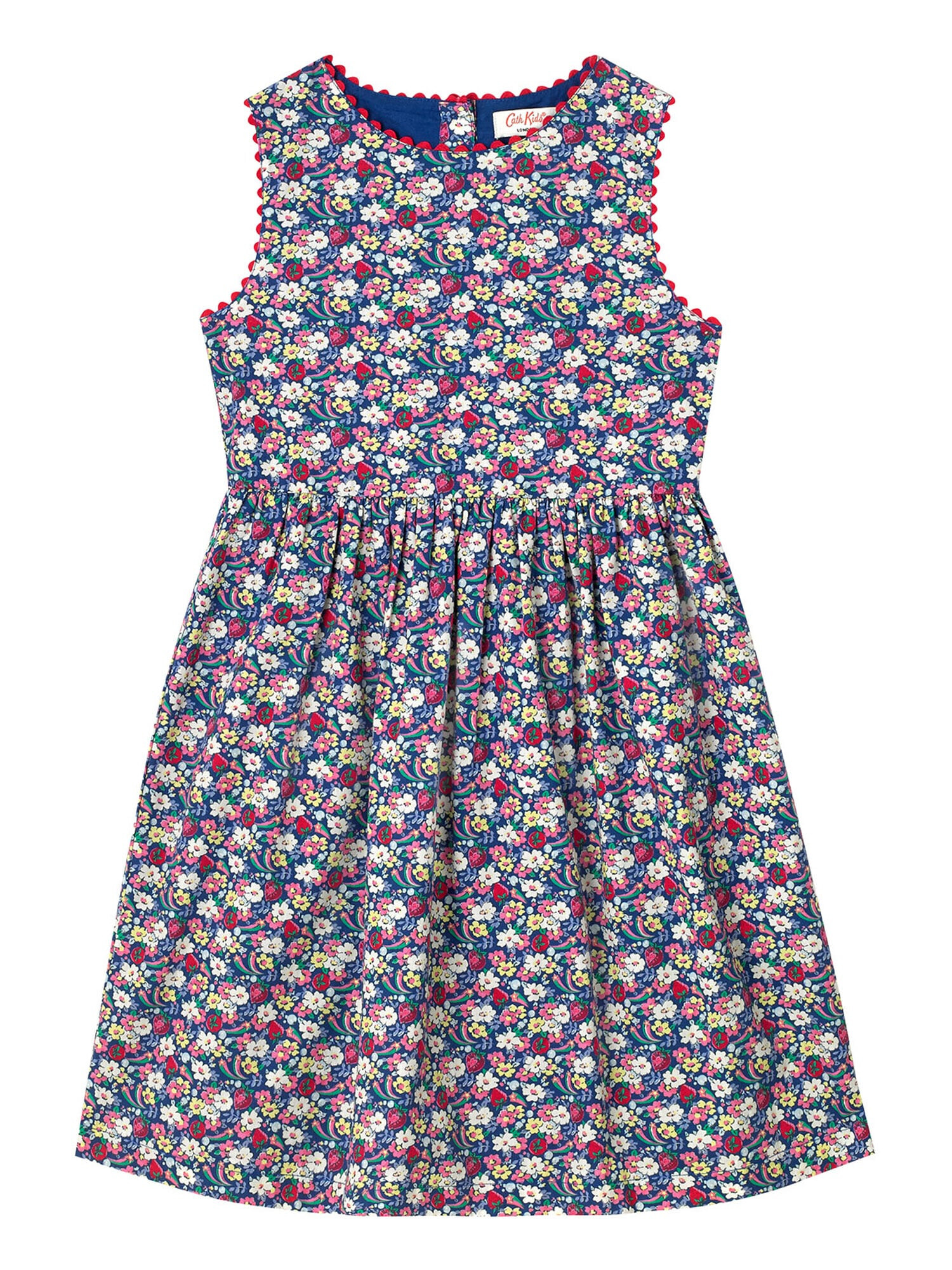 Cath Kidston Obleka mornarska / zelena / roza / bela - Pepit.si