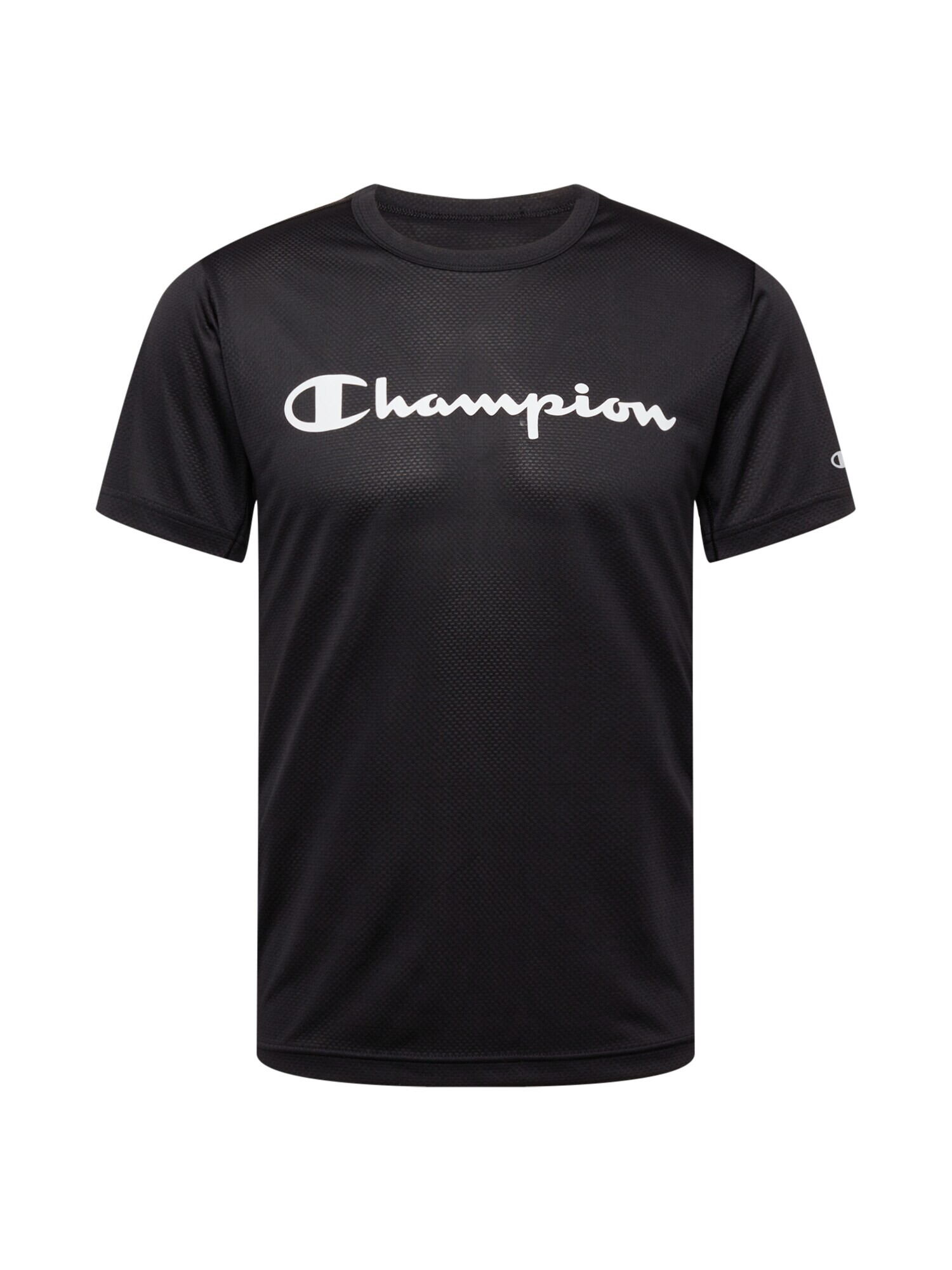 Champion Authentic Athletic Apparel Funkcionalna majica črna / bela - Pepit.si