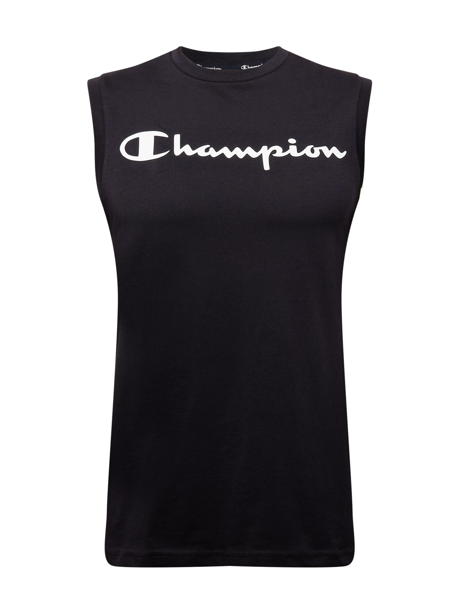 Champion Authentic Athletic Apparel Funkcionalna majica črna / bela - Pepit.si