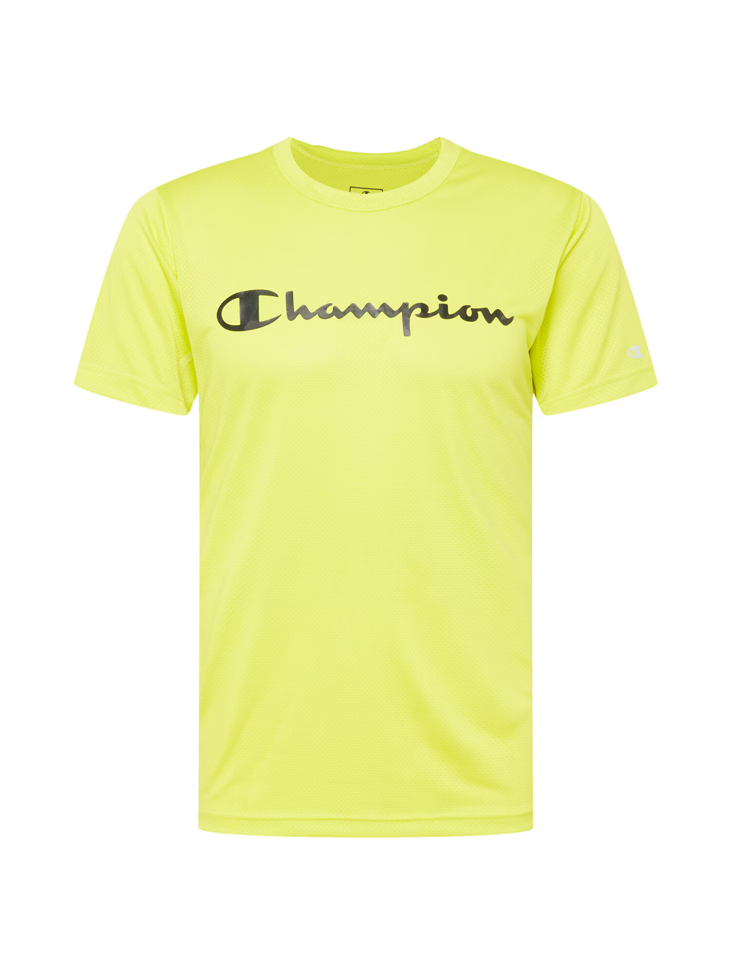 Champion Authentic Athletic Apparel Funkcionalna majica črna / rumena - Pepit.si