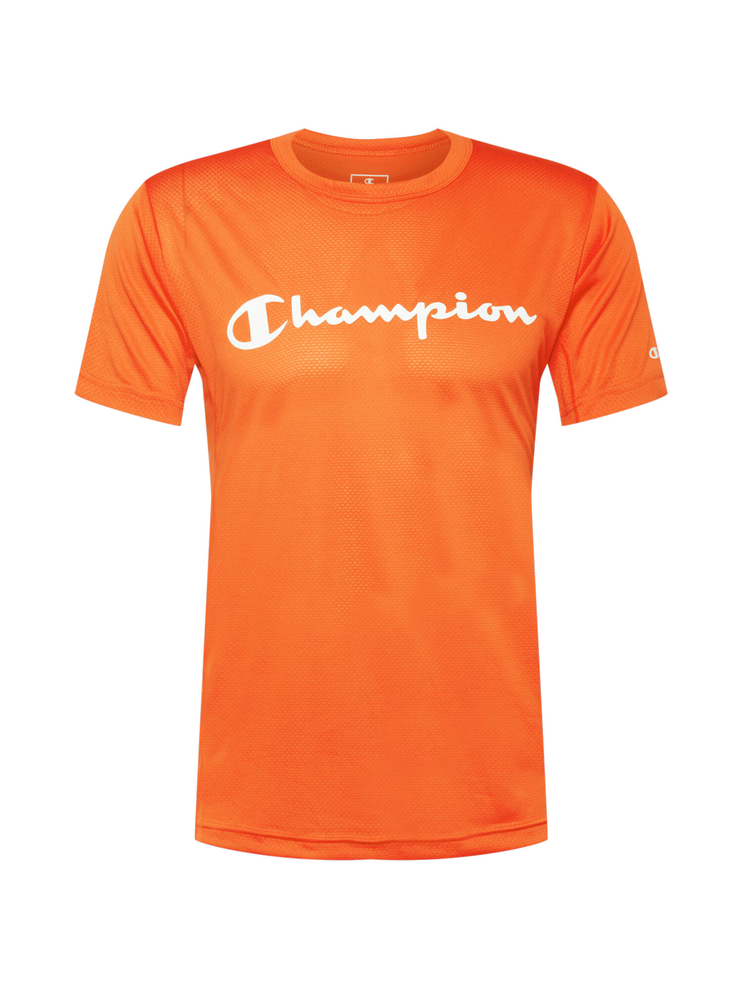 Champion Authentic Athletic Apparel Funkcionalna majica oranžno rdeča / bela - Pepit.si