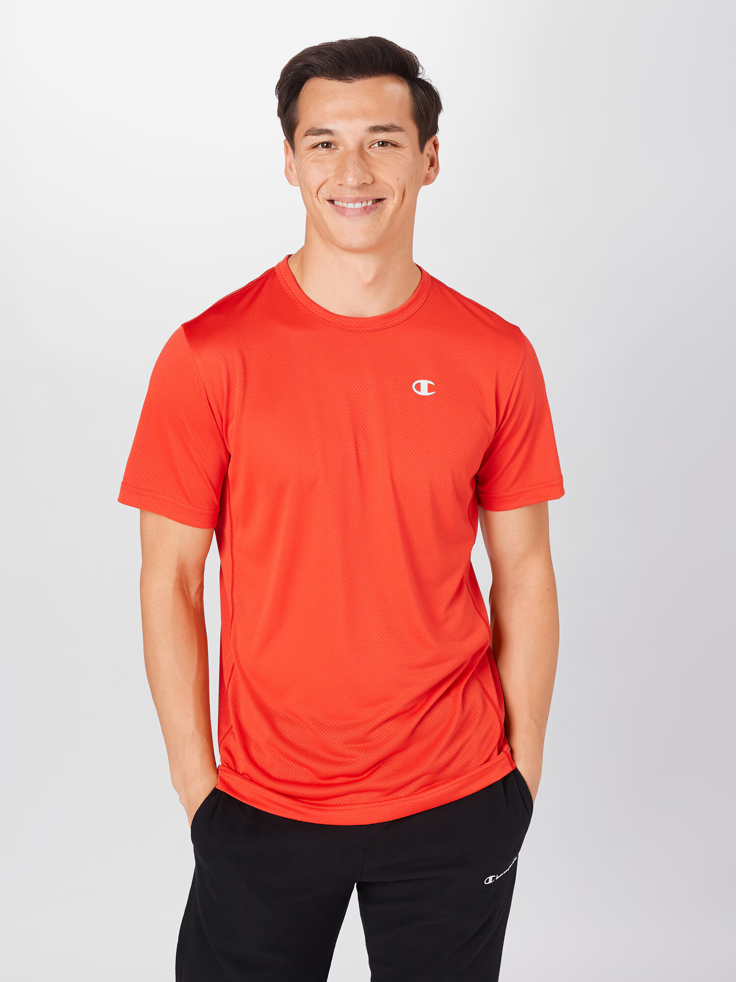 Champion Authentic Athletic Apparel Funkcionalna majica rdeča - Pepit.si