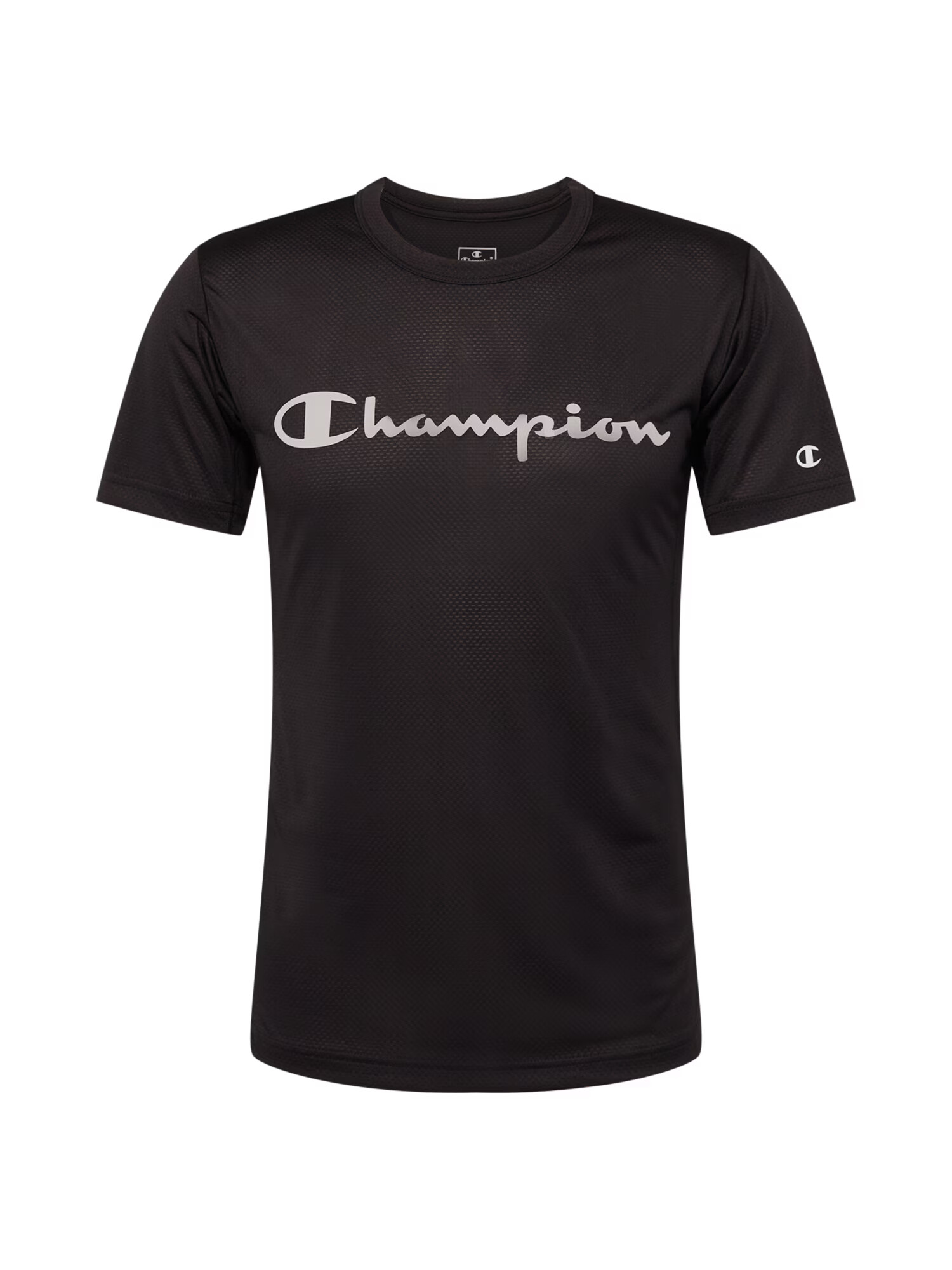 Champion Authentic Athletic Apparel Funkcionalna majica svetlo siva / črna - Pepit.si