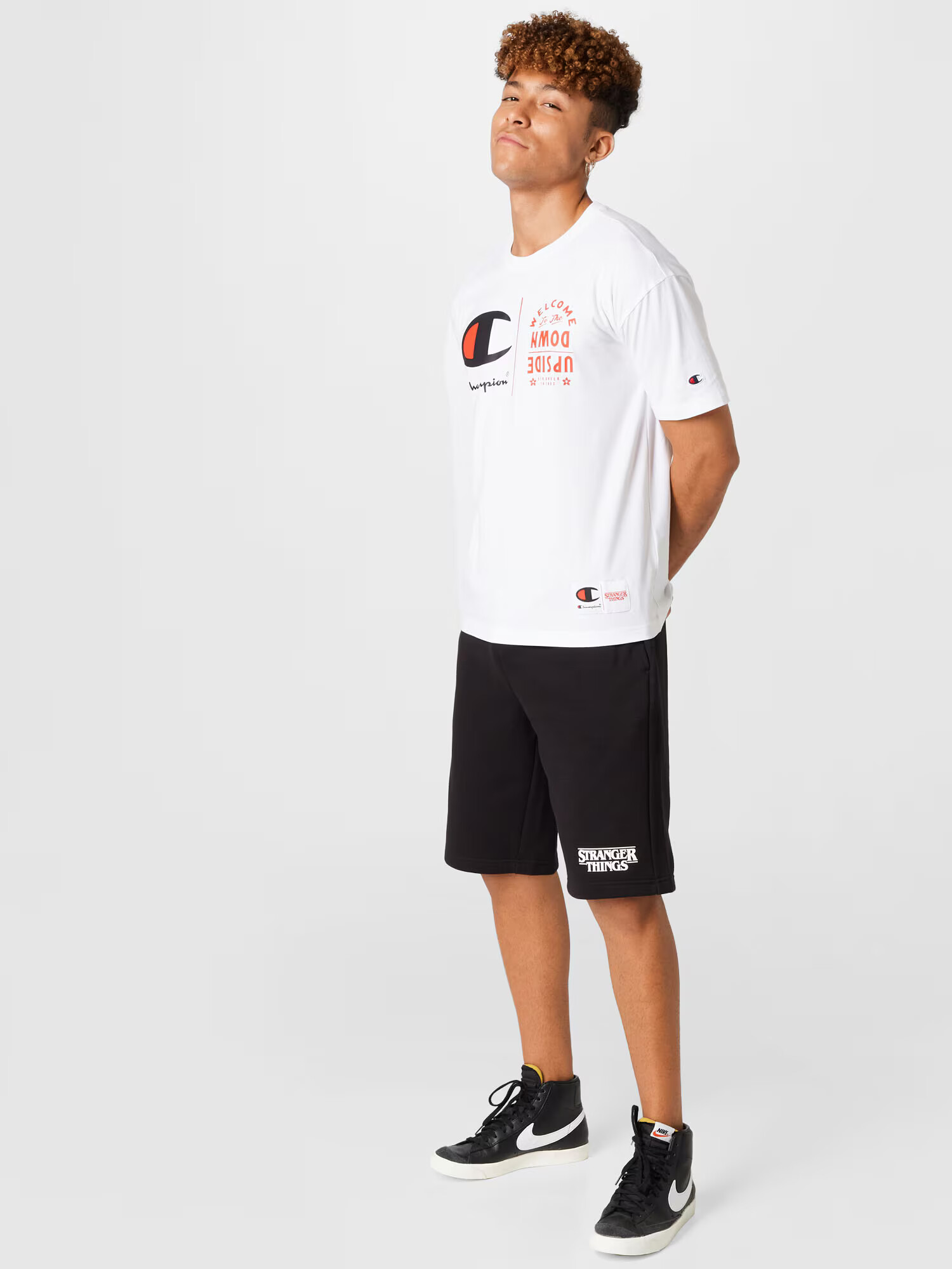 Champion Authentic Athletic Apparel Hlače 'Bermuda' črna - Pepit.si