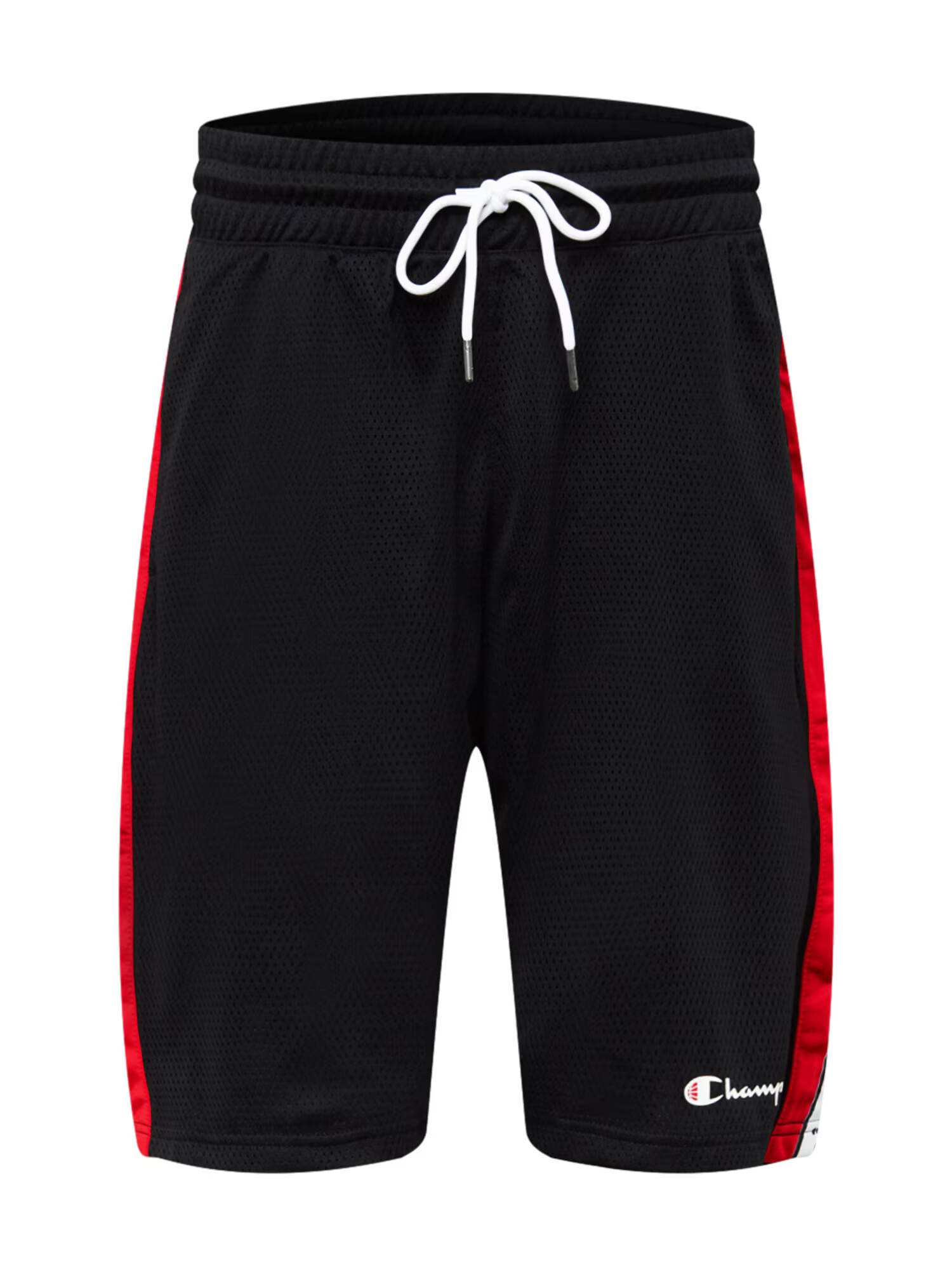 Champion Authentic Athletic Apparel Hlače ognjeno rdeča / črna / bela - Pepit.si