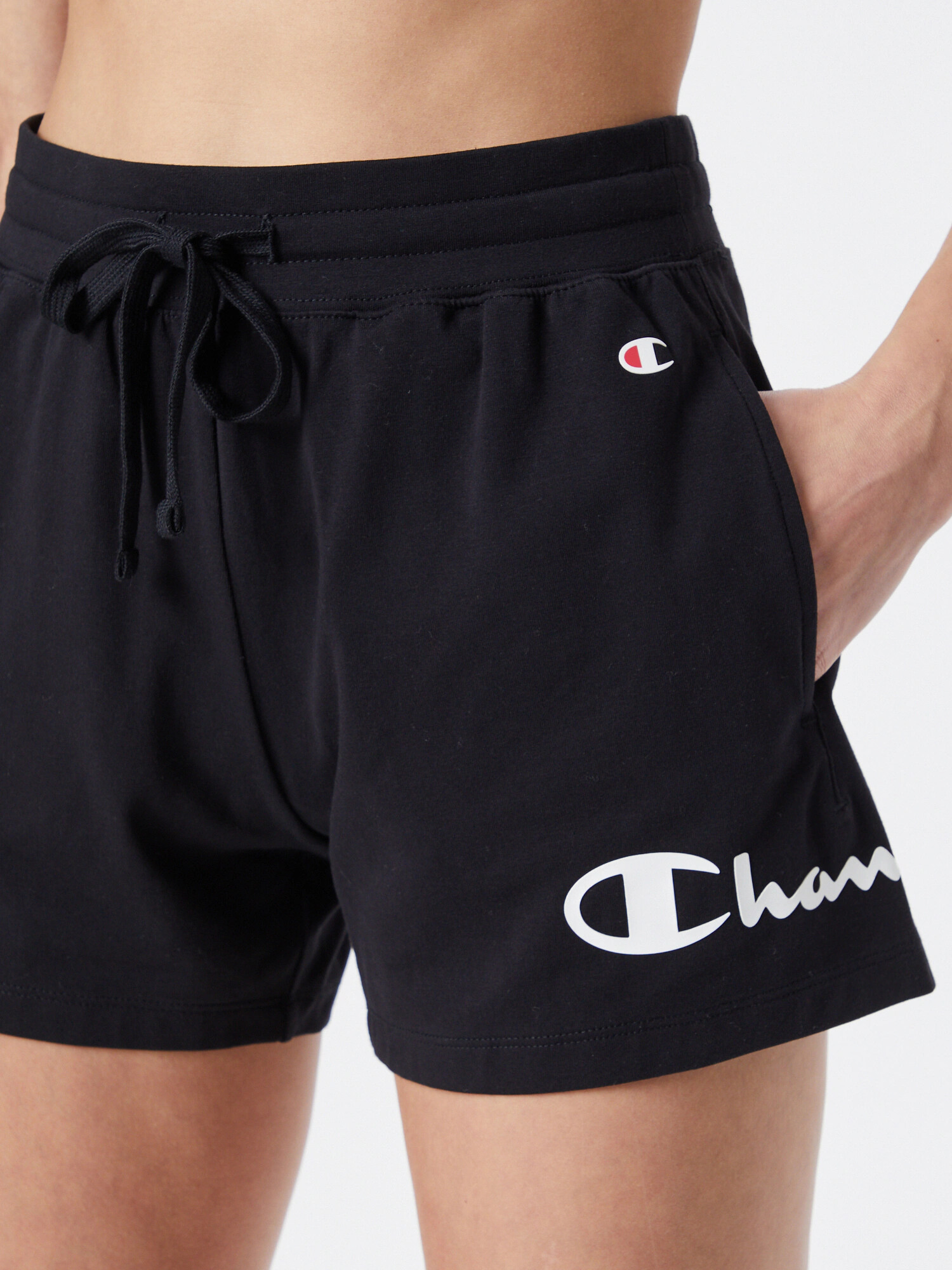 Champion Authentic Athletic Apparel Hlače rdeča / črna / bela - Pepit.si