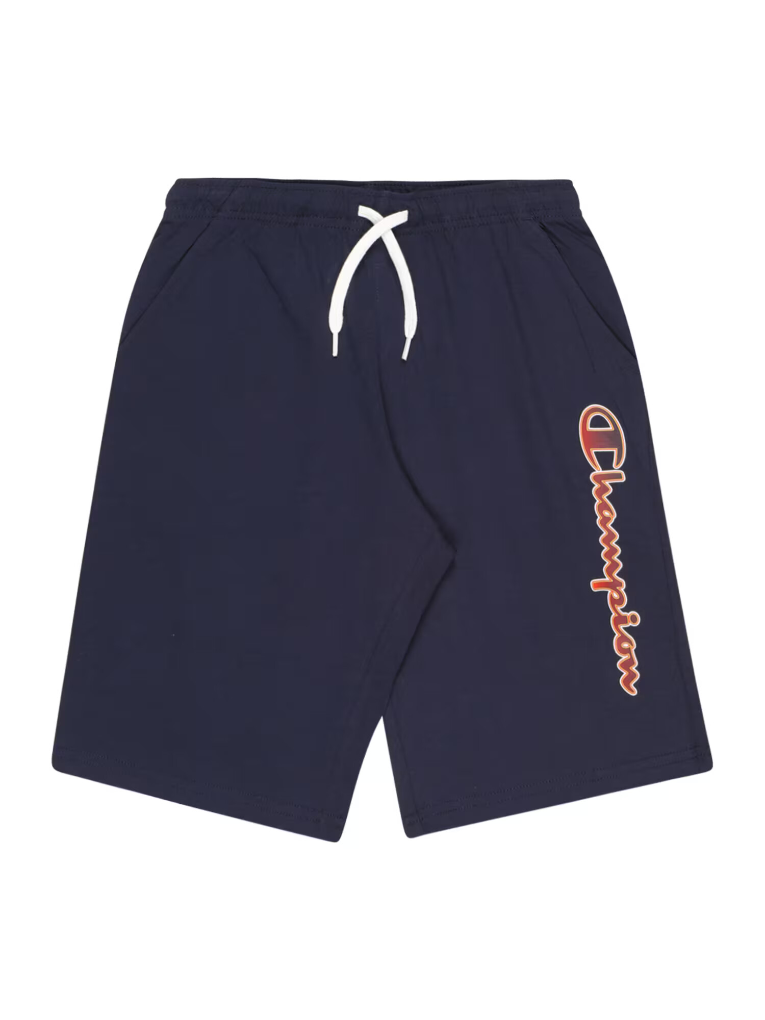 Champion Authentic Athletic Apparel Hlače nočno modra / pastelno rdeča / oranžna / bela - Pepit.si