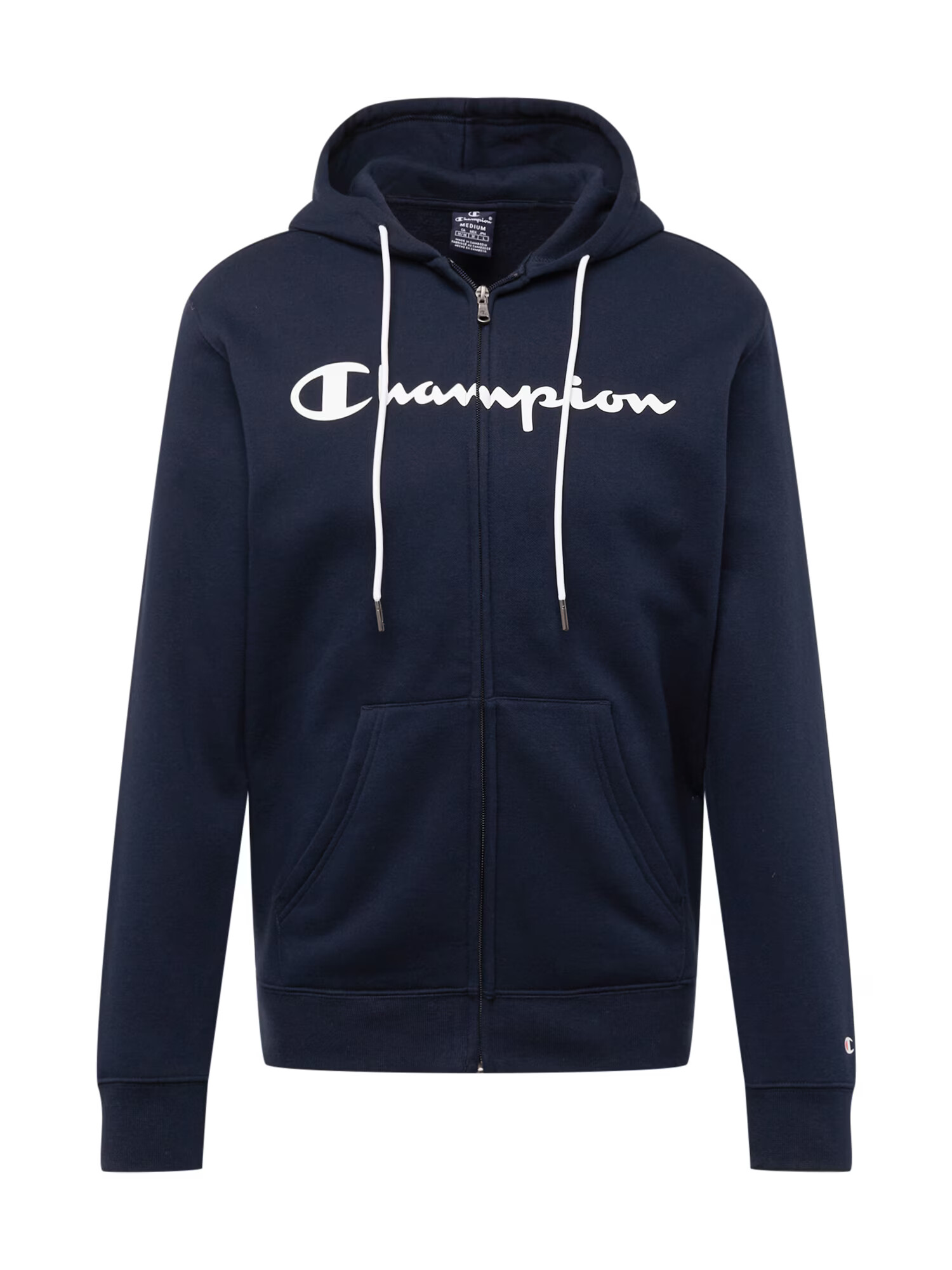 Champion Authentic Athletic Apparel Jopa na zadrgo mornarska / bela - Pepit.si