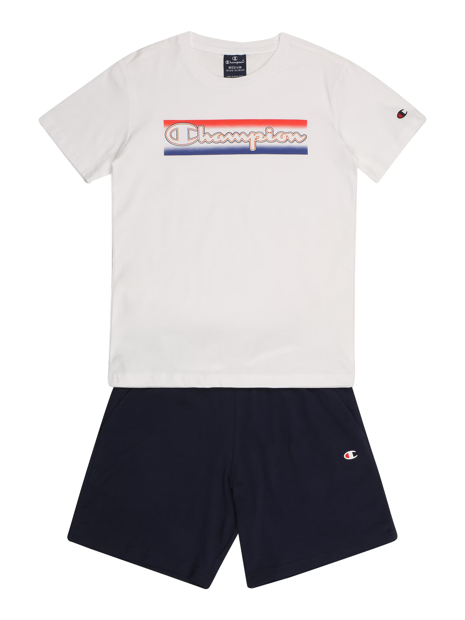 Champion Authentic Athletic Apparel Komplet bela / temno modra / rdeča / modra - Pepit.si