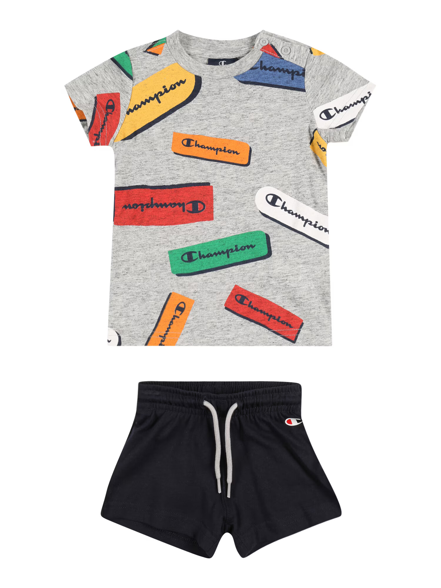 Champion Authentic Athletic Apparel Komplet nočno modra / pegasto siva / zelena / oranžna / rdeča - Pepit.si