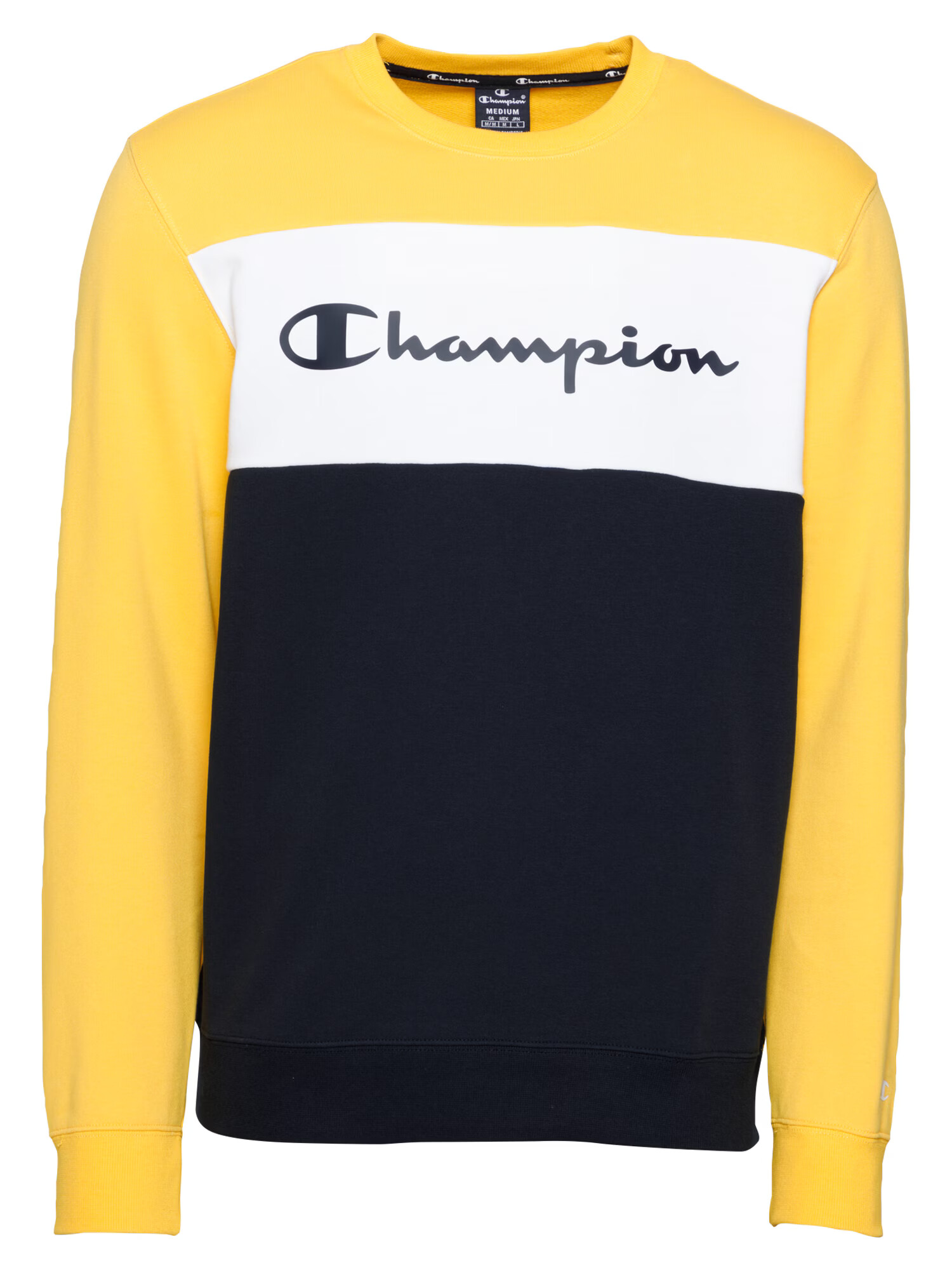 Champion Authentic Athletic Apparel Majica bela / mornarska / rumena - Pepit.si