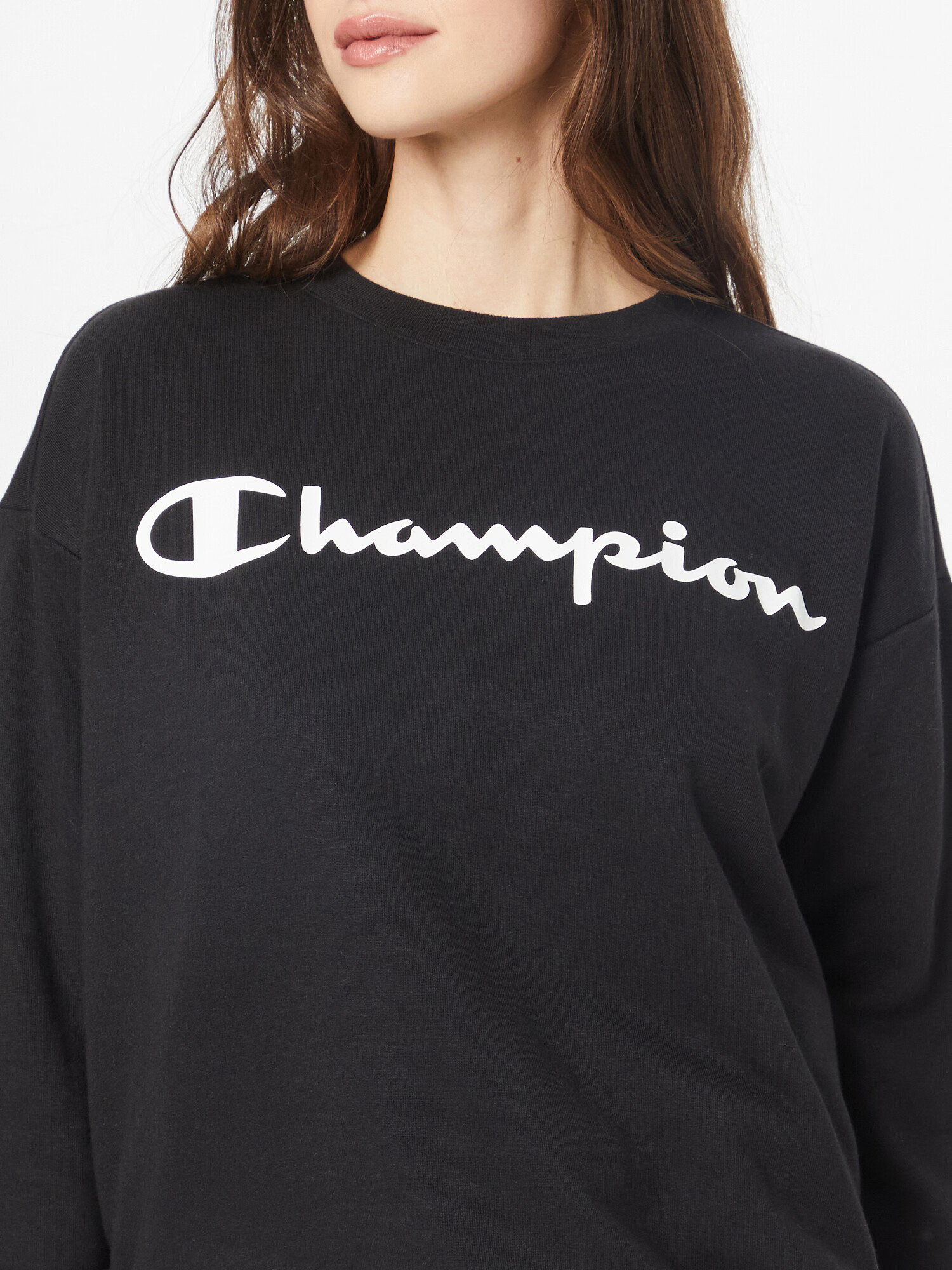 Champion Authentic Athletic Apparel Majica črna / bela - Pepit.si