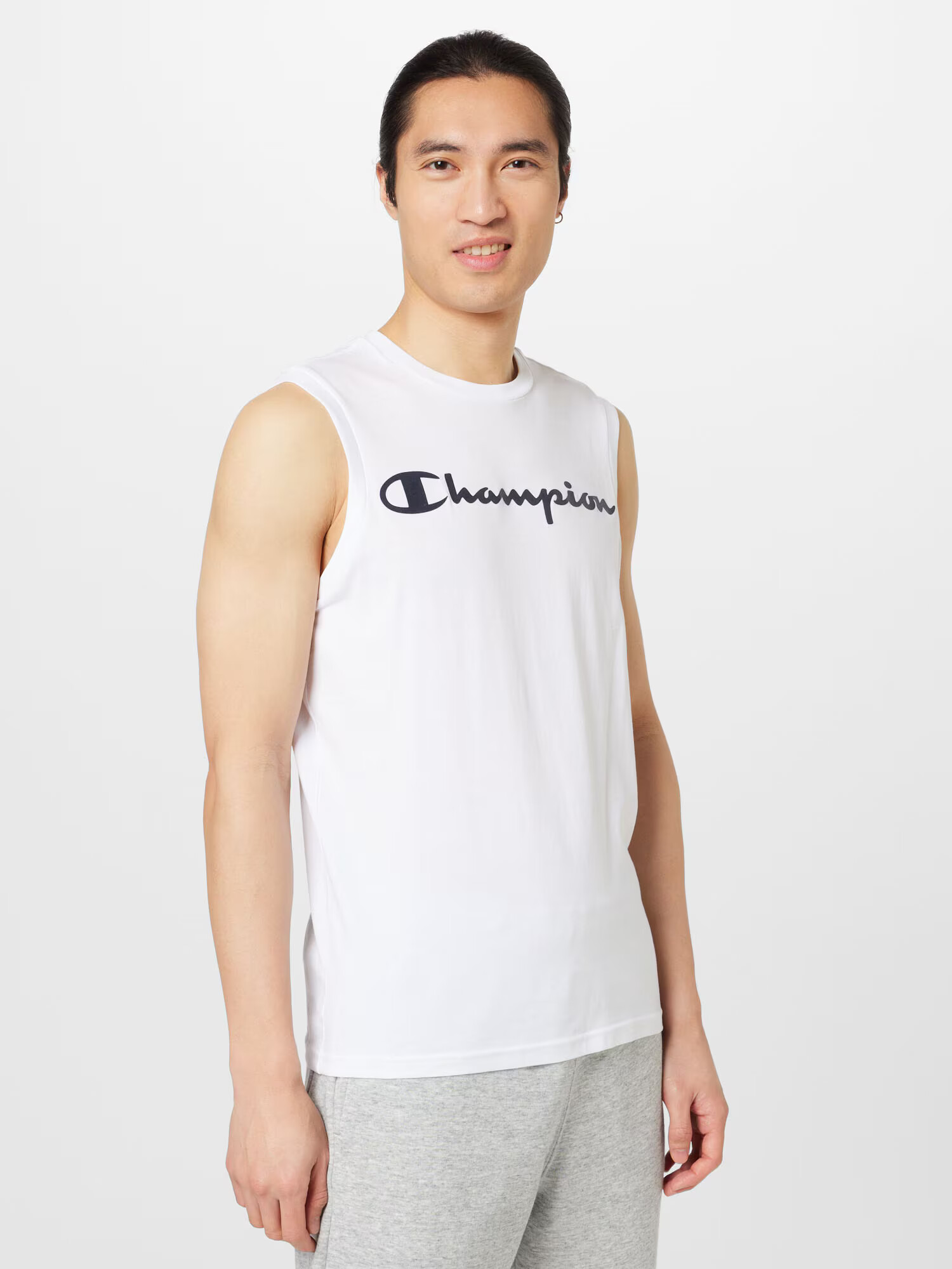 Champion Authentic Athletic Apparel Majica črna / bela - Pepit.si