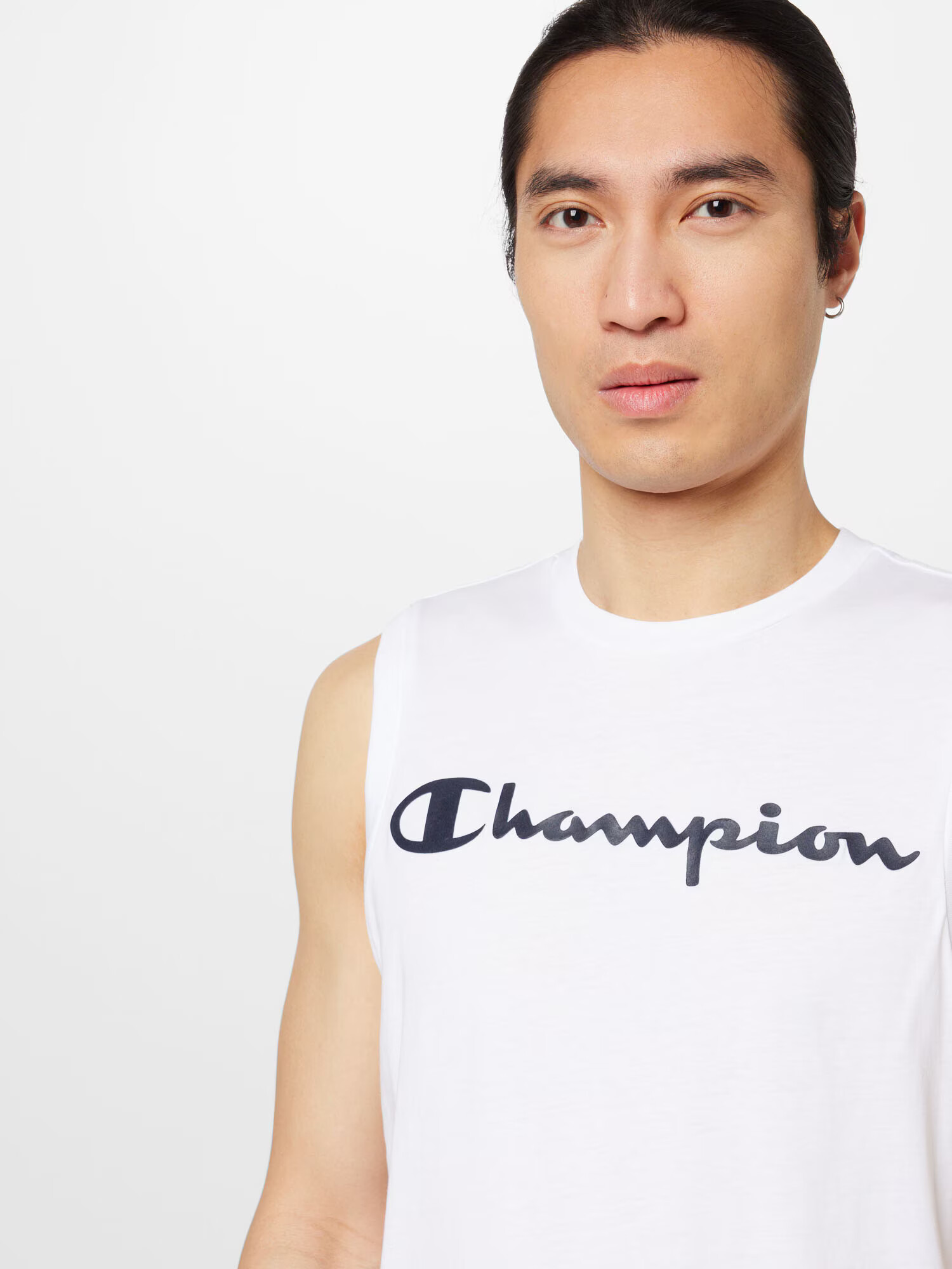 Champion Authentic Athletic Apparel Majica črna / bela - Pepit.si