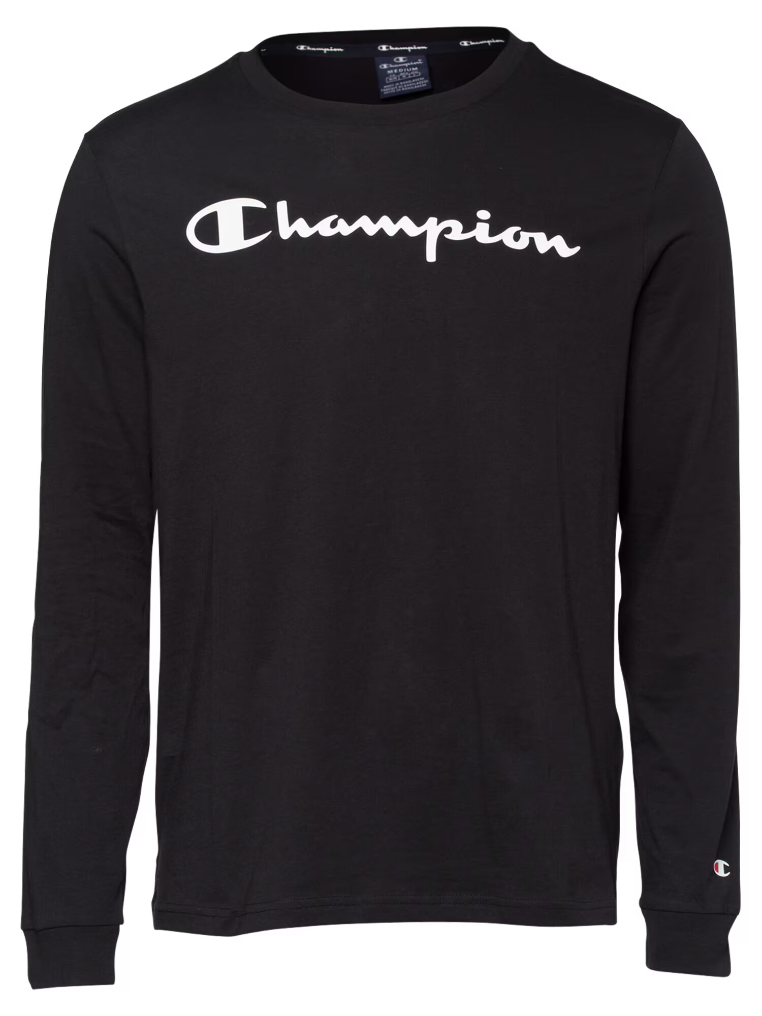 Champion Authentic Athletic Apparel Majica črna / bela - Pepit.si