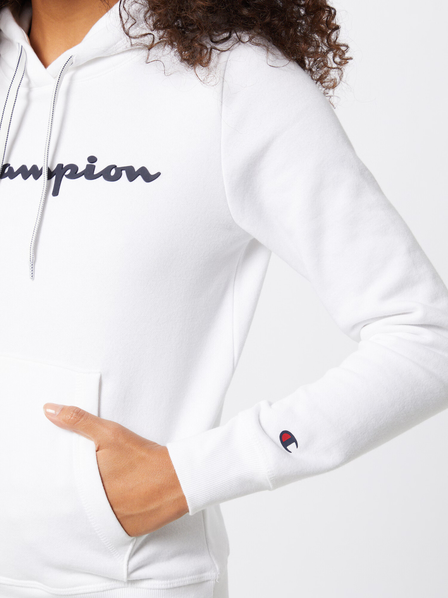 Champion Authentic Athletic Apparel Majica črna / bela - Pepit.si