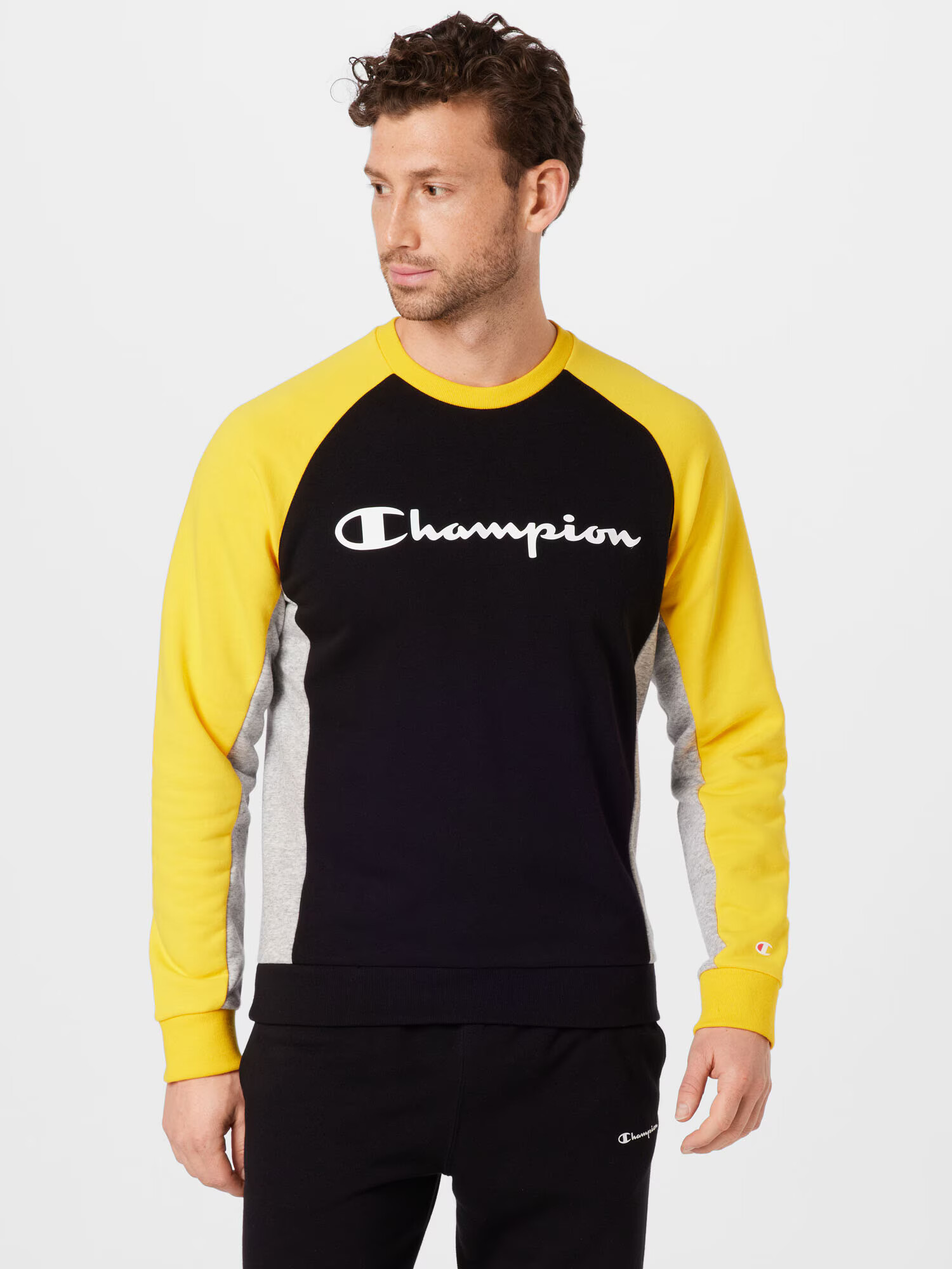 Champion Authentic Athletic Apparel Majica rumena / črna / bela - Pepit.si