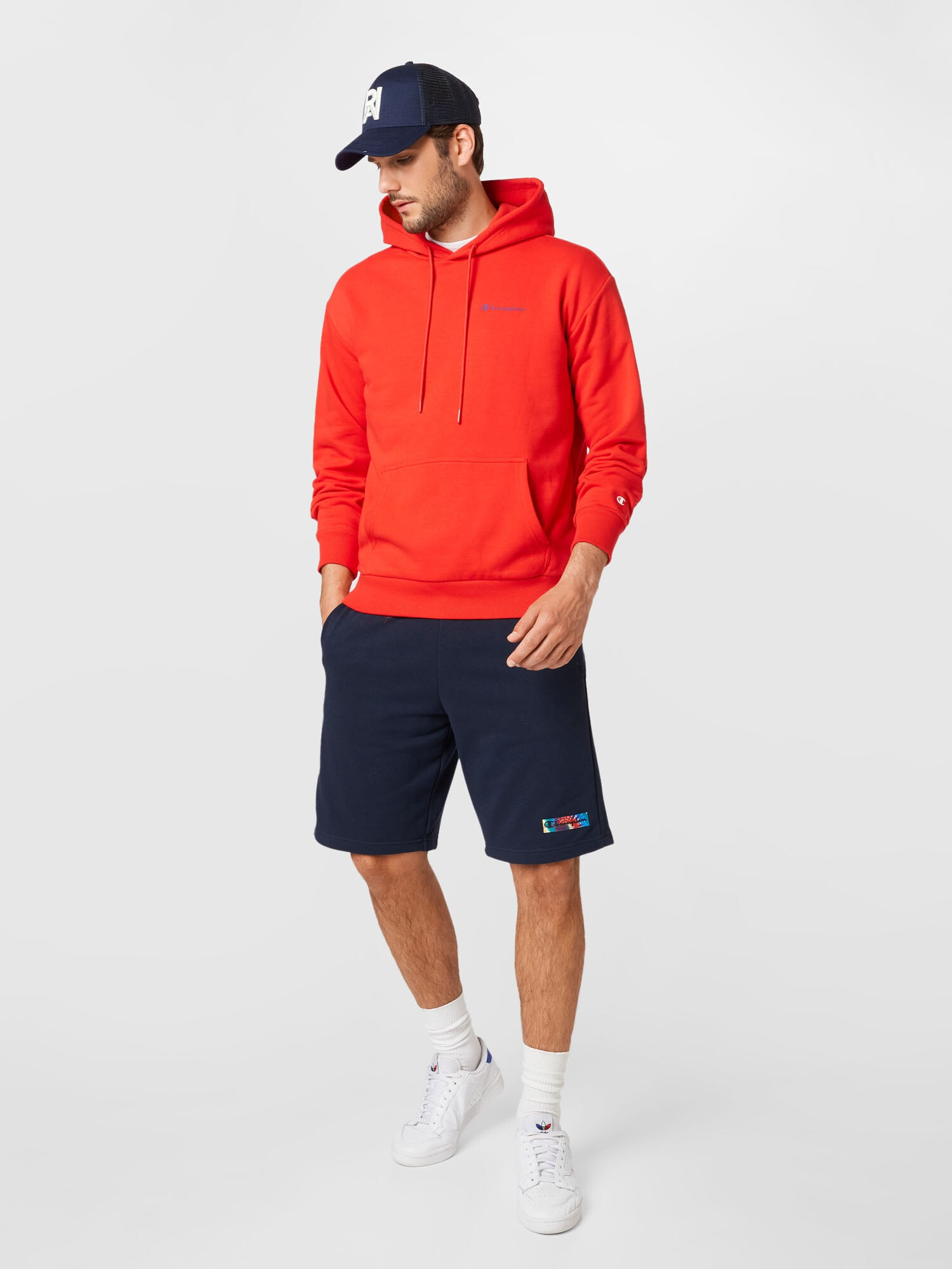 Champion Authentic Athletic Apparel Majica modra / rdeča / bela - Pepit.si