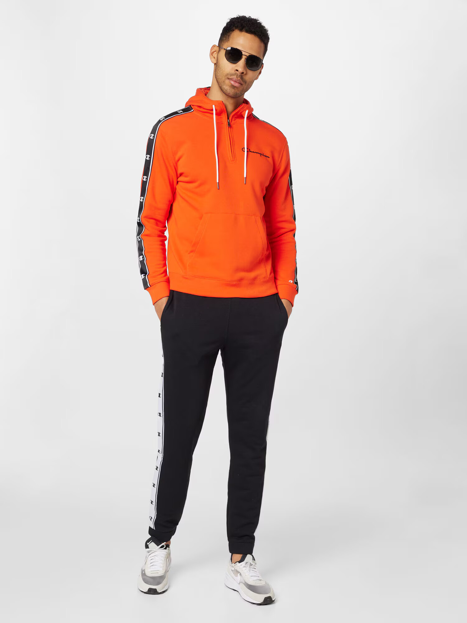 Champion Authentic Athletic Apparel Majica oranžna / črna - Pepit.si