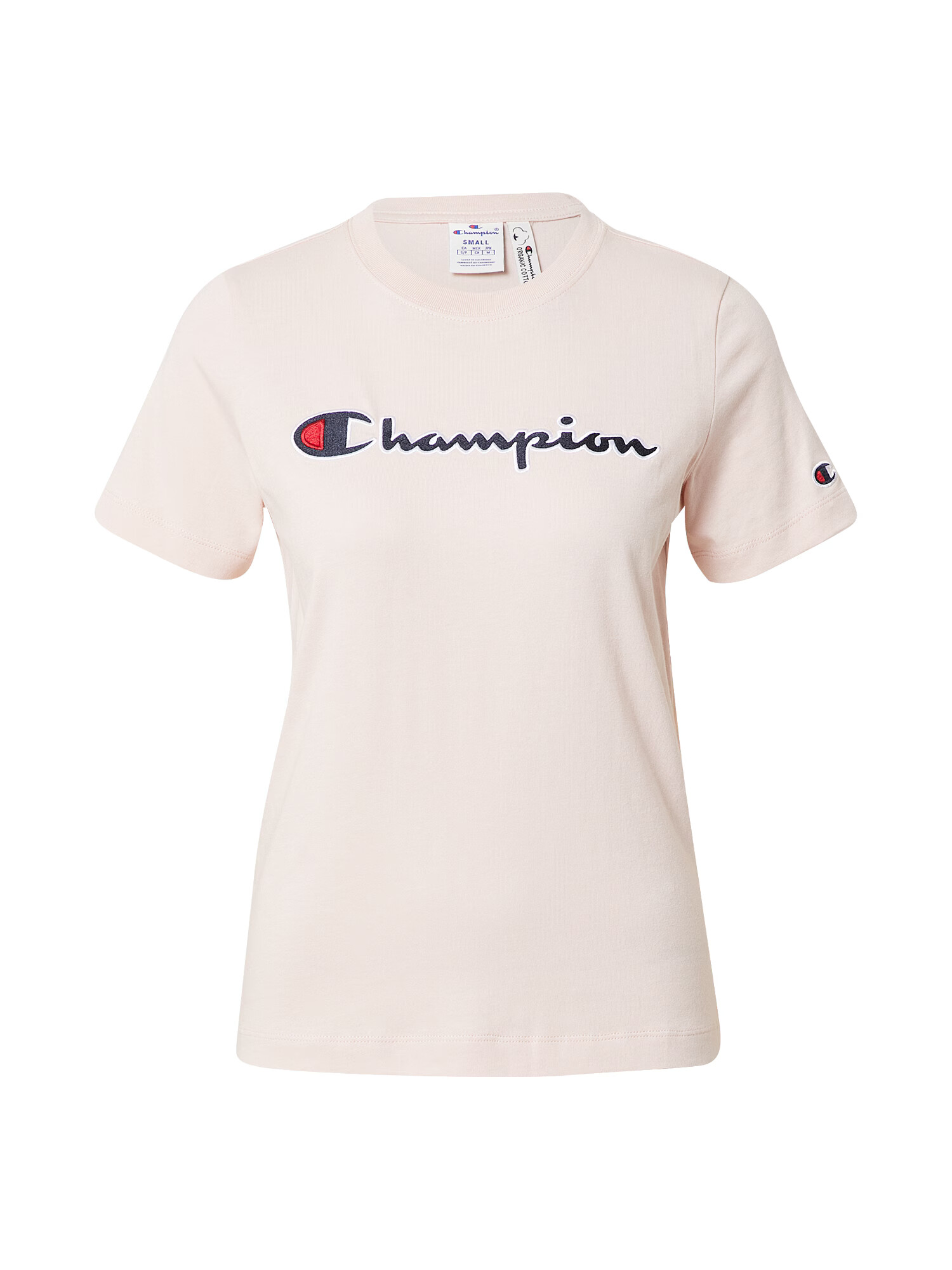 Champion Authentic Athletic Apparel Majica mornarska / puder / rdeča / bela - Pepit.si