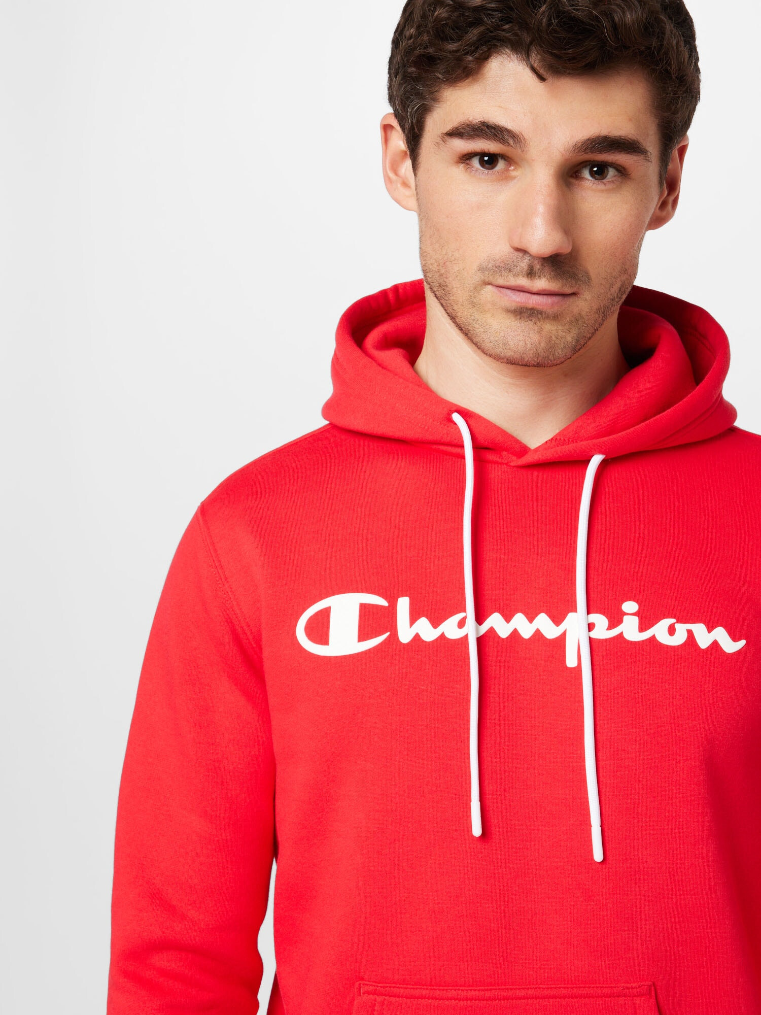 Champion Authentic Athletic Apparel Majica rdeča / bela - Pepit.si