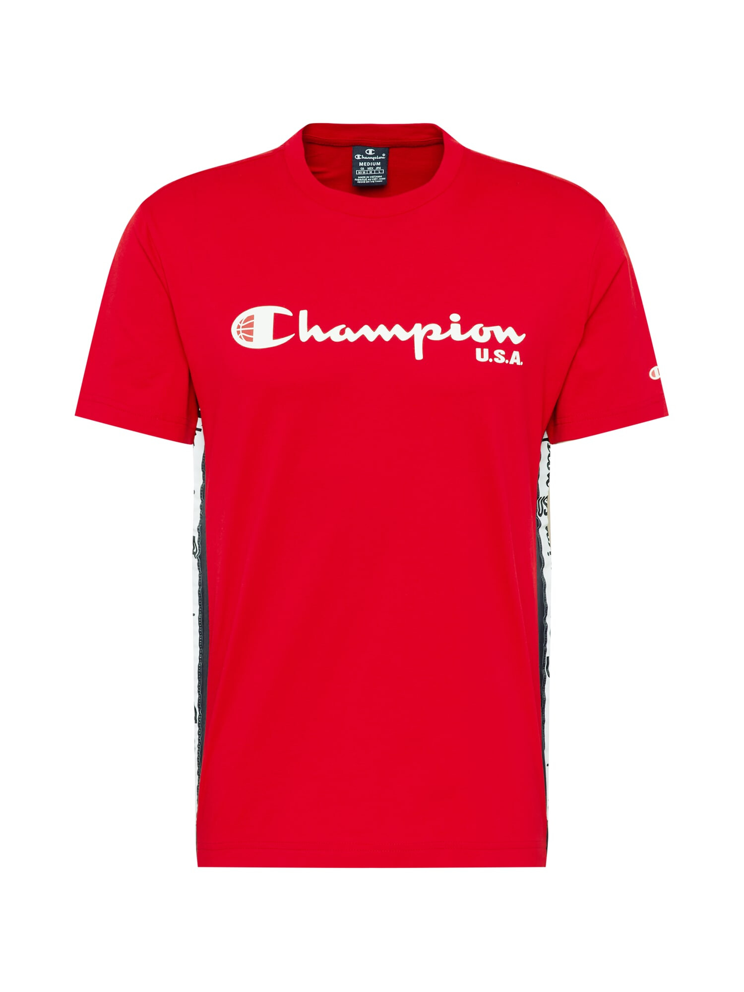 Champion Authentic Athletic Apparel Majica rdeča / mornarska / bela - Pepit.si