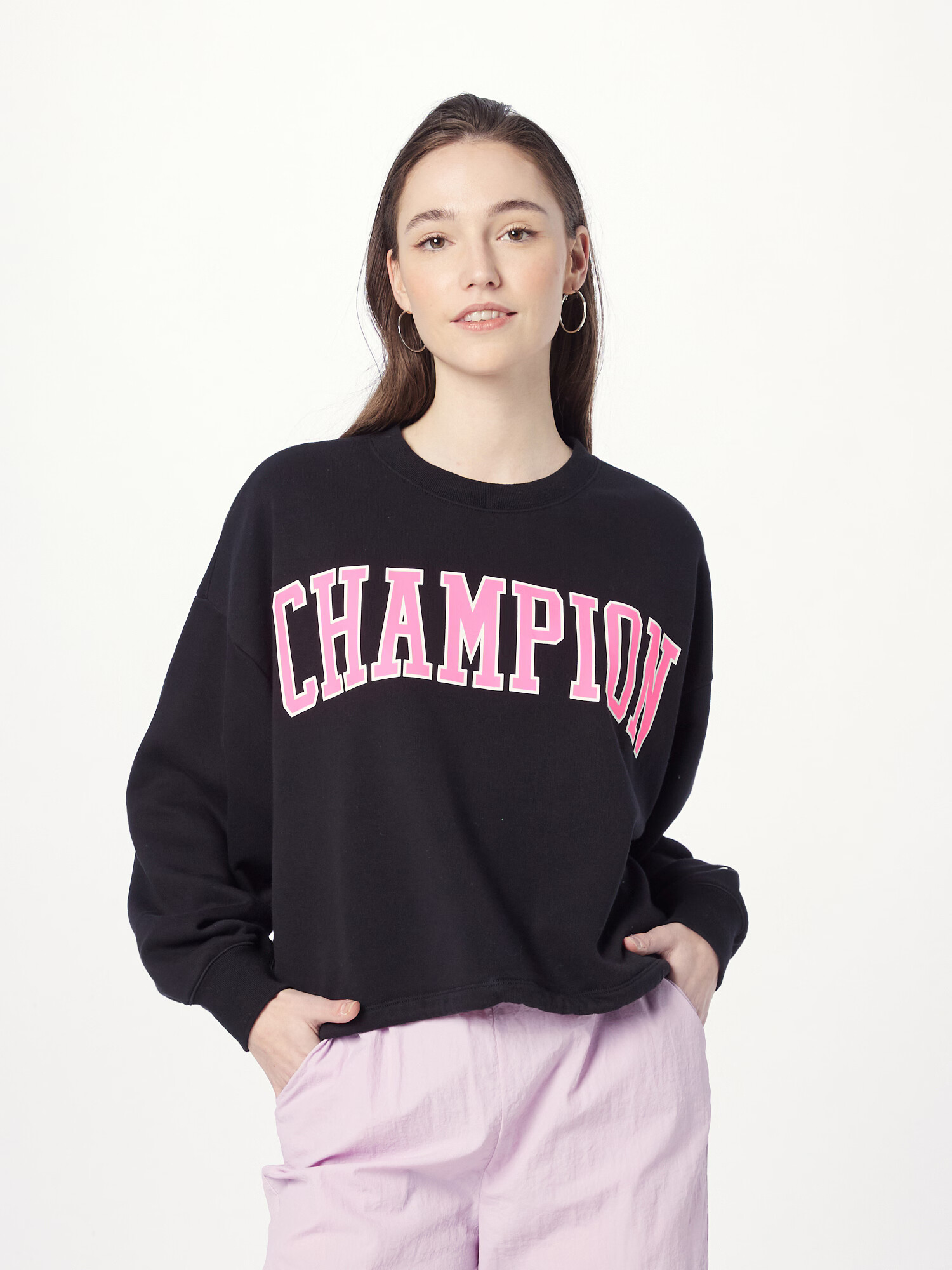 Champion Authentic Athletic Apparel Majica roza / črna / bela - Pepit.si