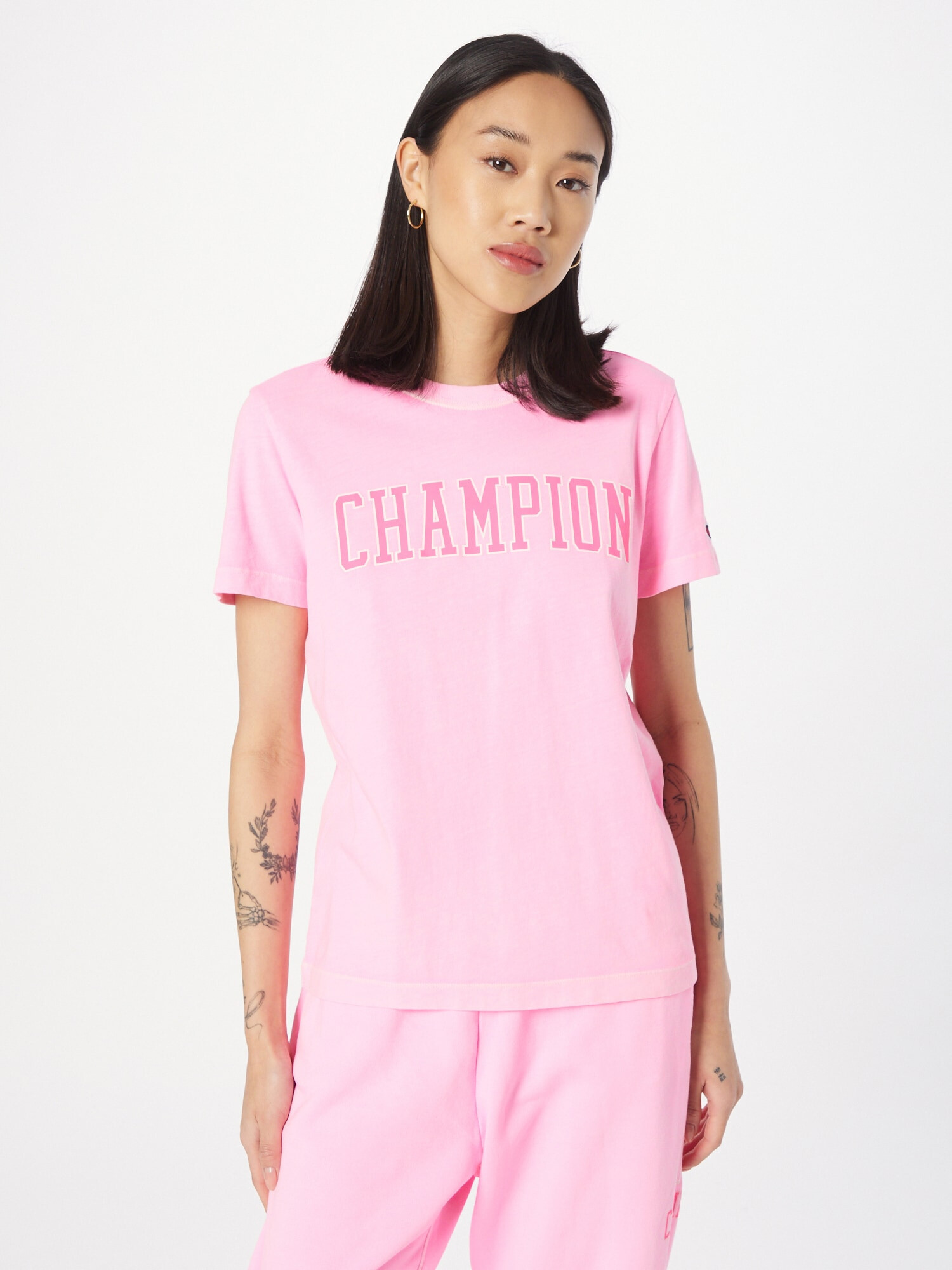 Champion Authentic Athletic Apparel Majica roza / roza - Pepit.si