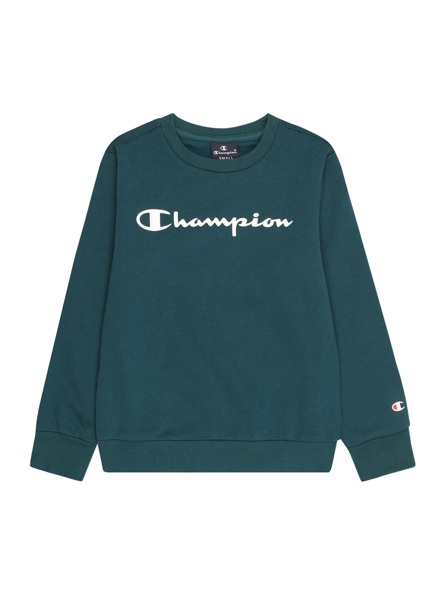 Champion Authentic Athletic Apparel Majica smaragd / živo rdeča / bela - Pepit.si