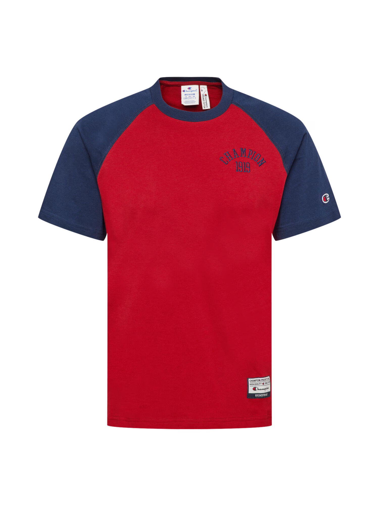 Champion Authentic Athletic Apparel Majica temno modra / temno rdeča - Pepit.si