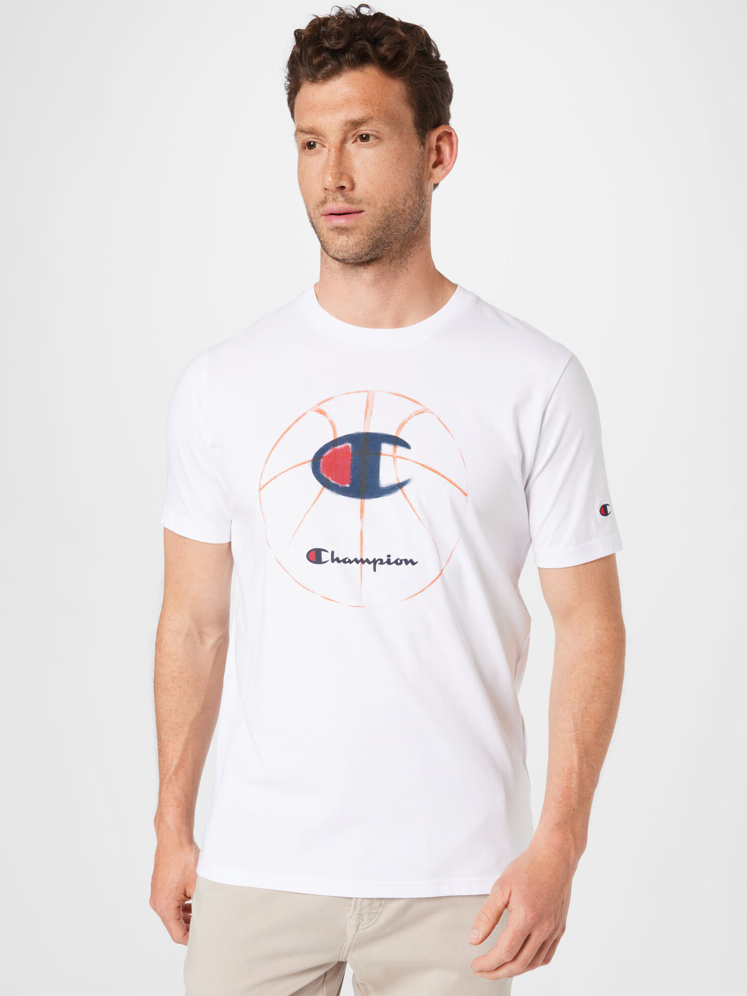 Champion Authentic Athletic Apparel Majica temno modra / živo rdeča / bela - Pepit.si