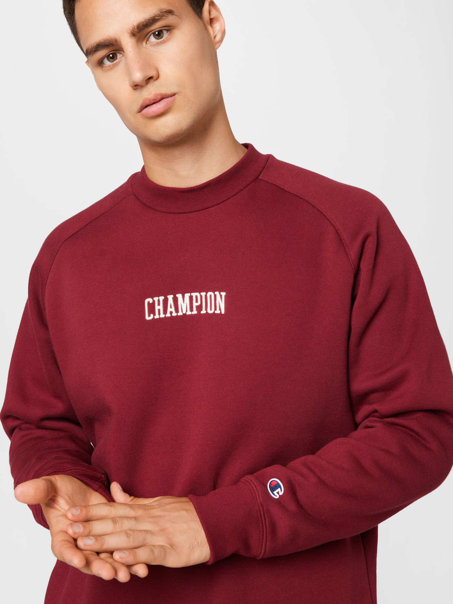 Champion Authentic Athletic Apparel Majica temno rdeča / bela - Pepit.si