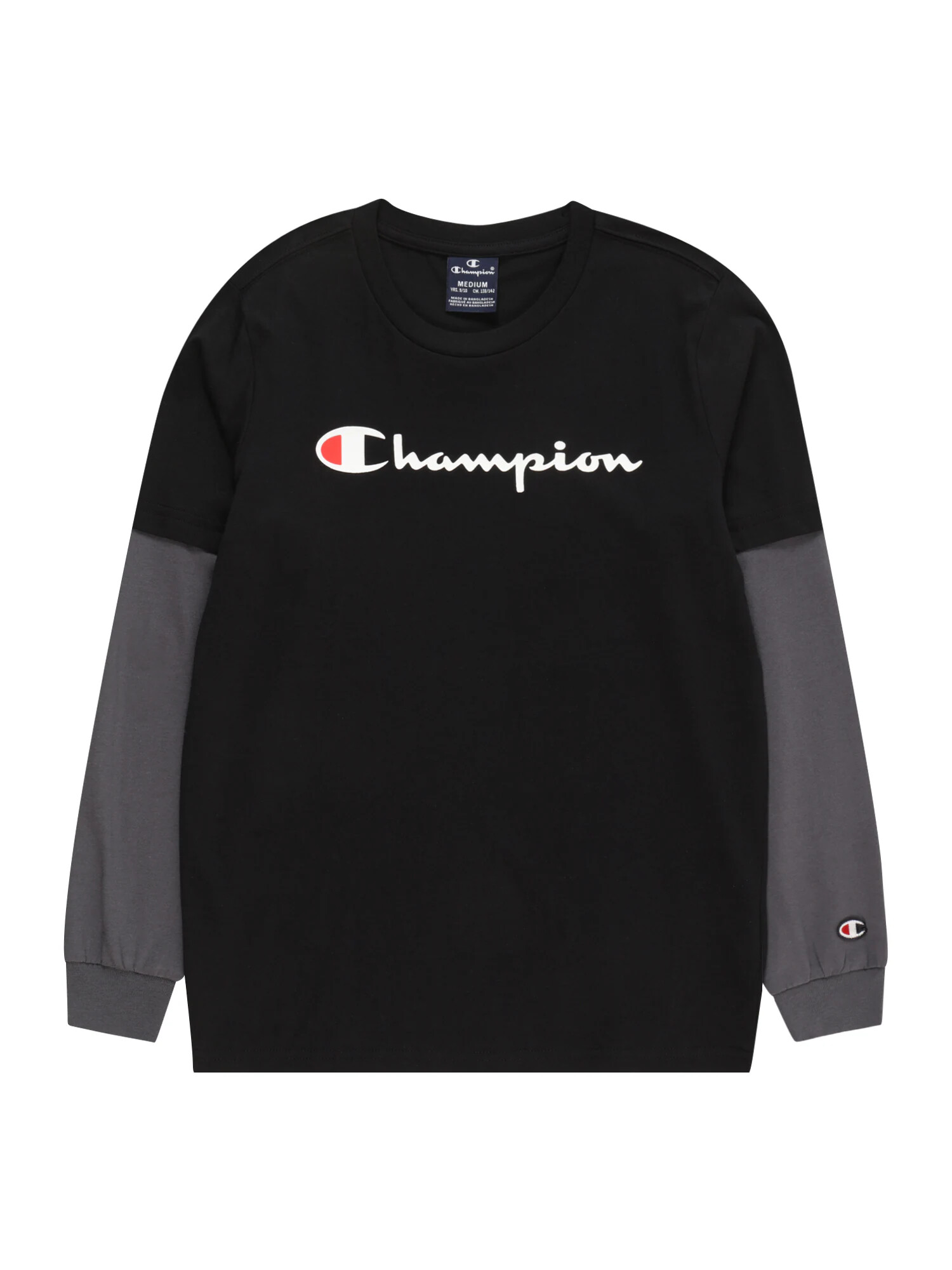 Champion Authentic Athletic Apparel Majica temno siva / rdeča / črna / bela - Pepit.si