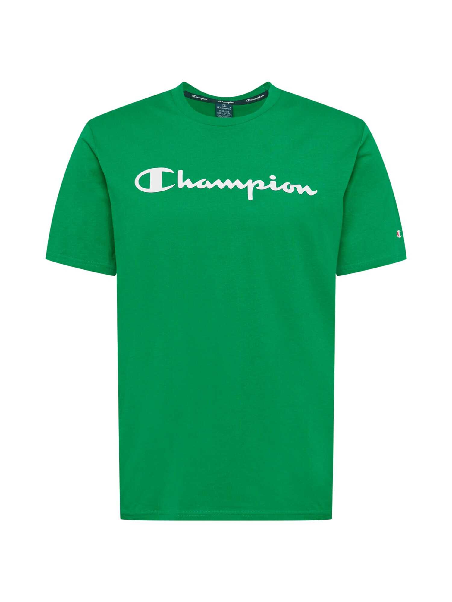 Champion Authentic Athletic Apparel Majica zelena / bela - Pepit.si