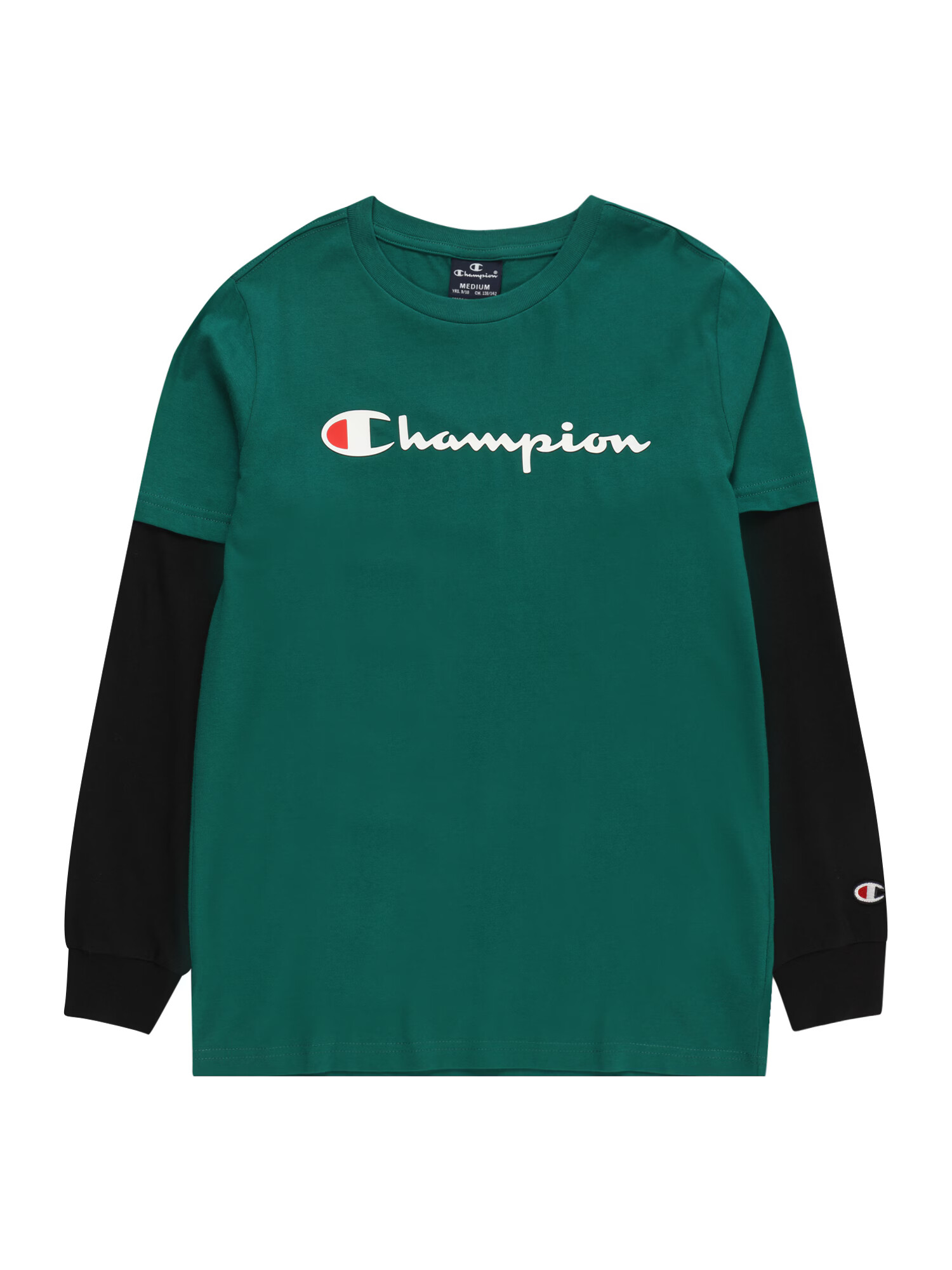 Champion Authentic Athletic Apparel Majica zelena / črna / bela - Pepit.si