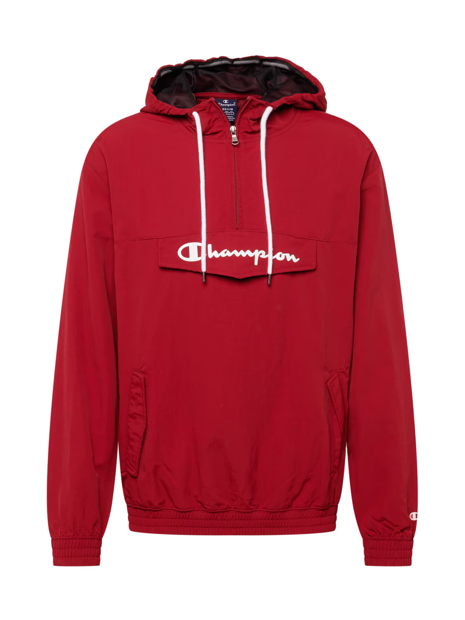 Champion Authentic Athletic Apparel Prehodna jakna rdeča / bela - Pepit.si