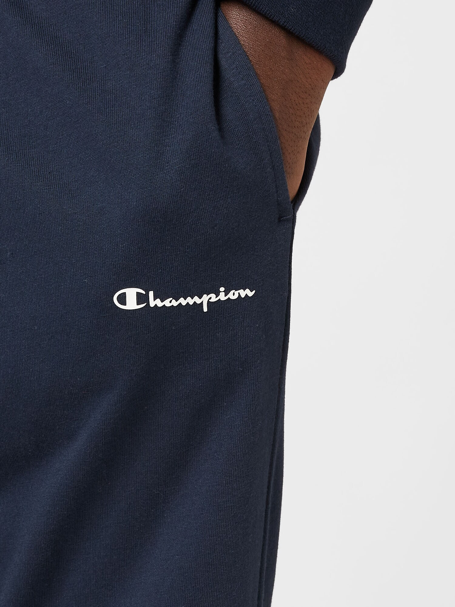 Champion Authentic Athletic Apparel Športne hlače mornarska / bela - Pepit.si