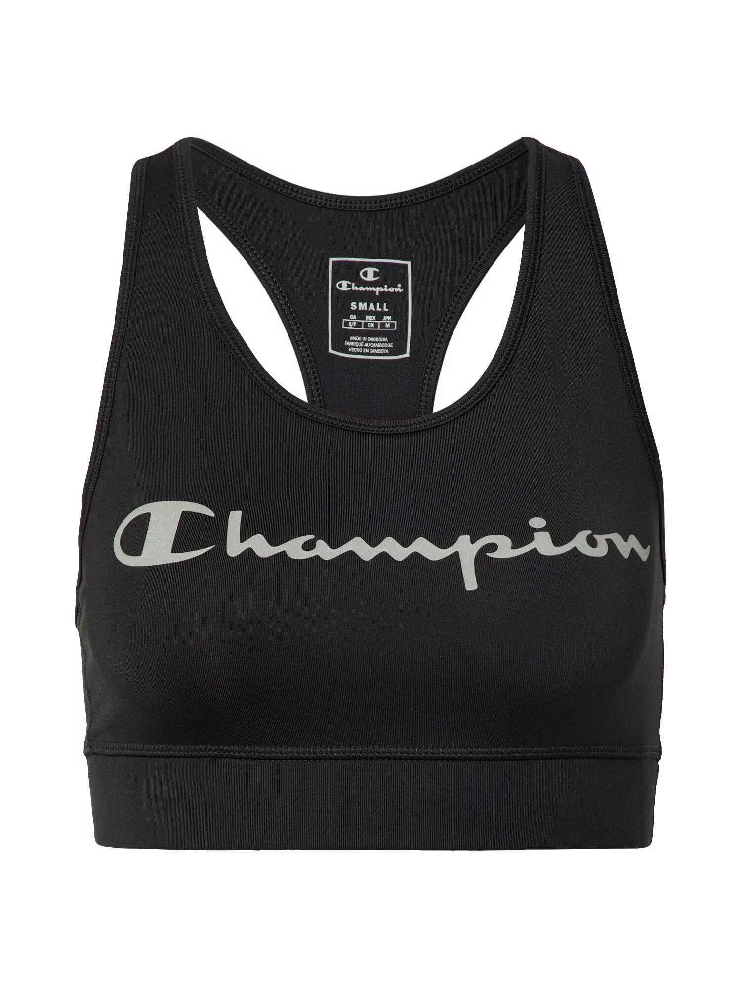 Champion Authentic Athletic Apparel Športni nederček črna / svetlo siva - Pepit.si