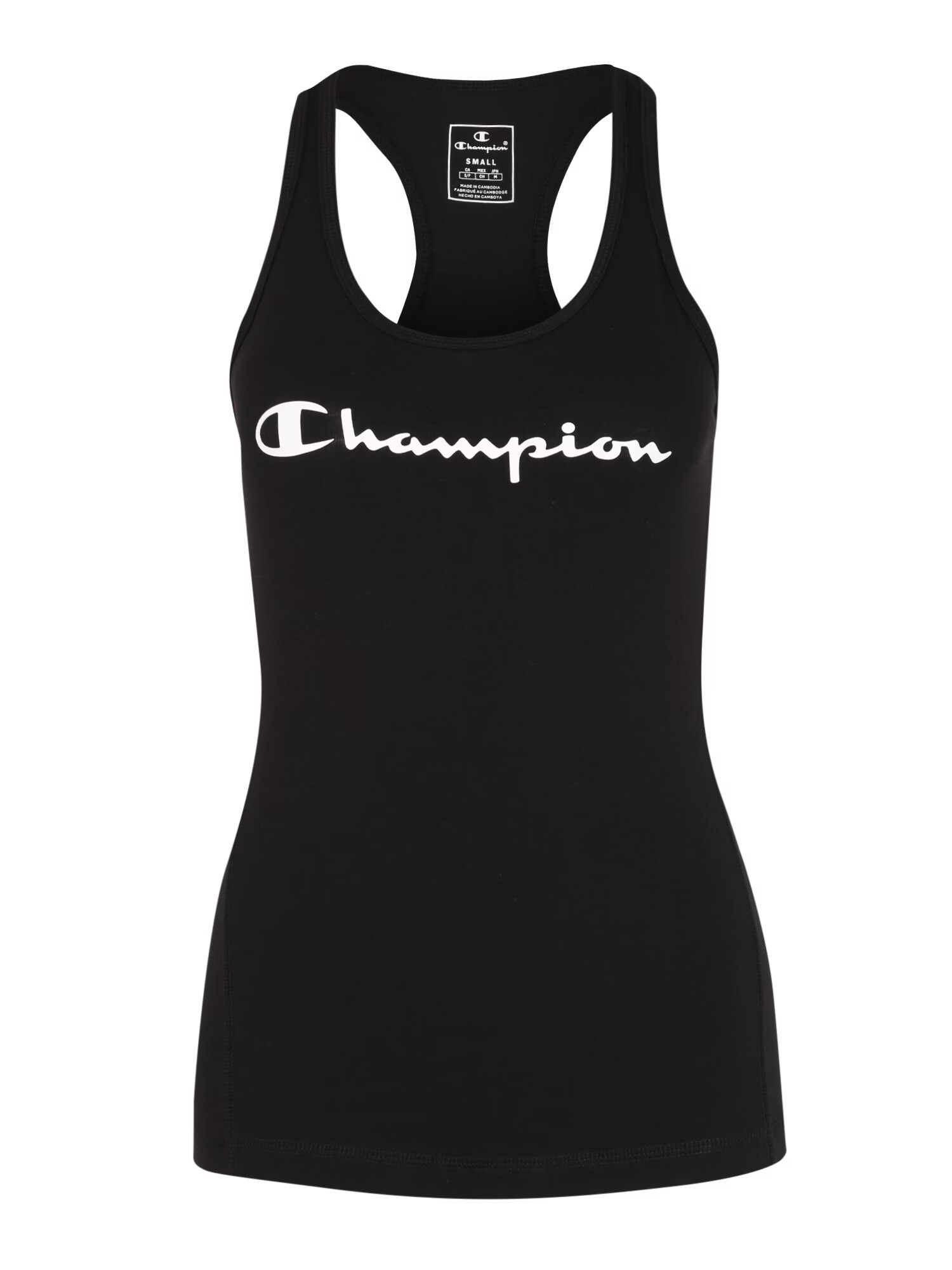 Champion Authentic Athletic Apparel Športni top bela / črna - Pepit.si