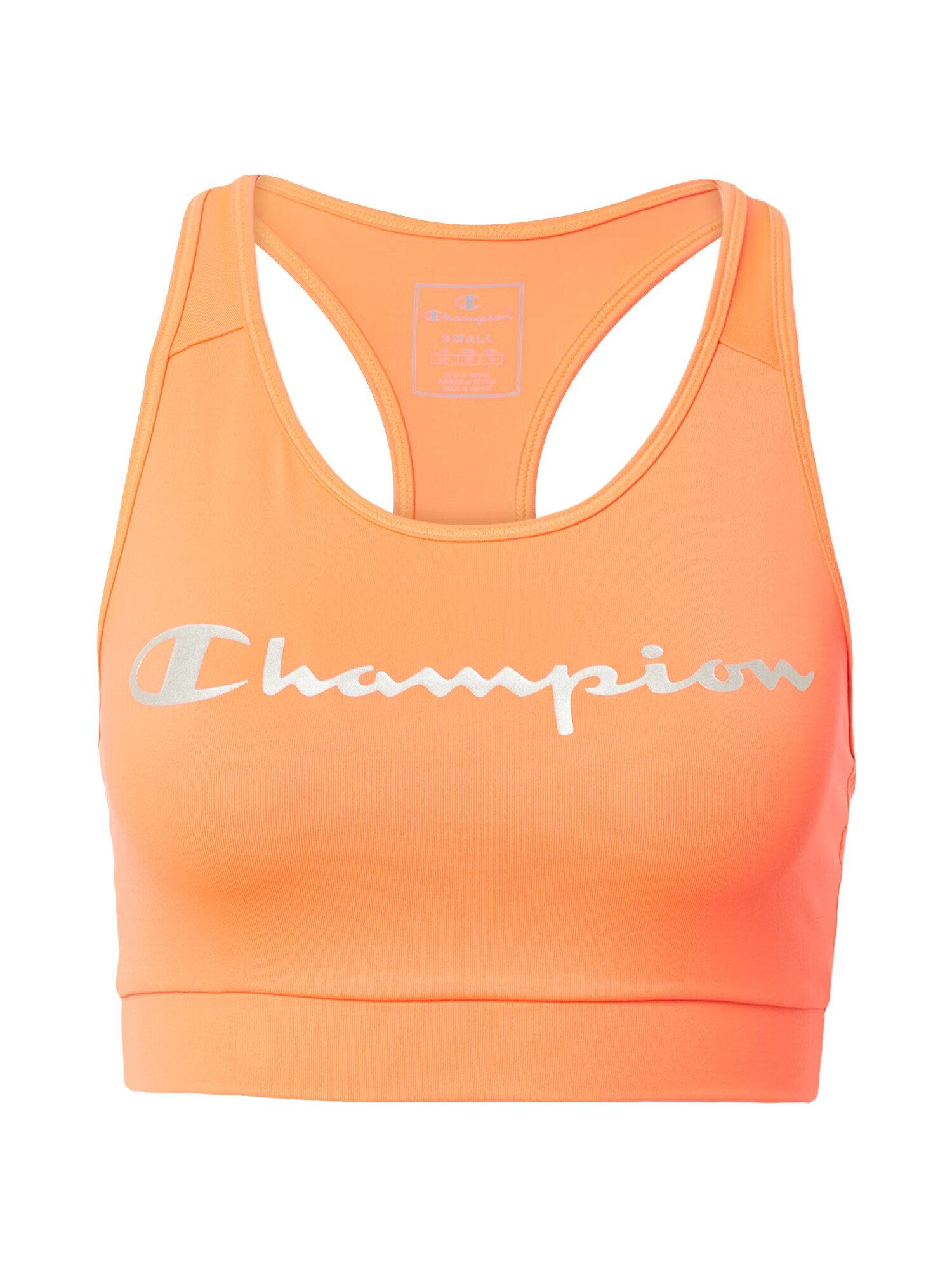 Champion Authentic Athletic Apparel Športni top oranžno rdeča / srebrna - Pepit.si