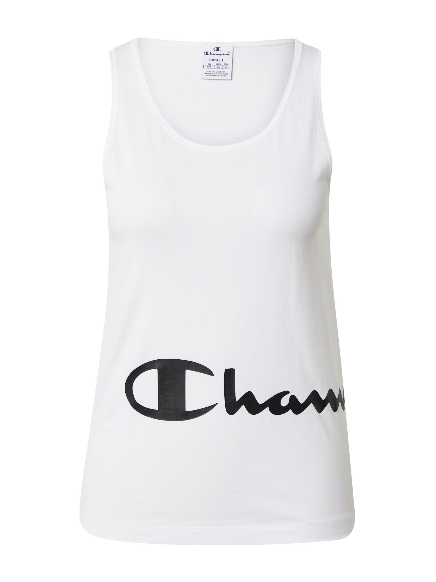 Champion Authentic Athletic Apparel Top črna / bela - Pepit.si