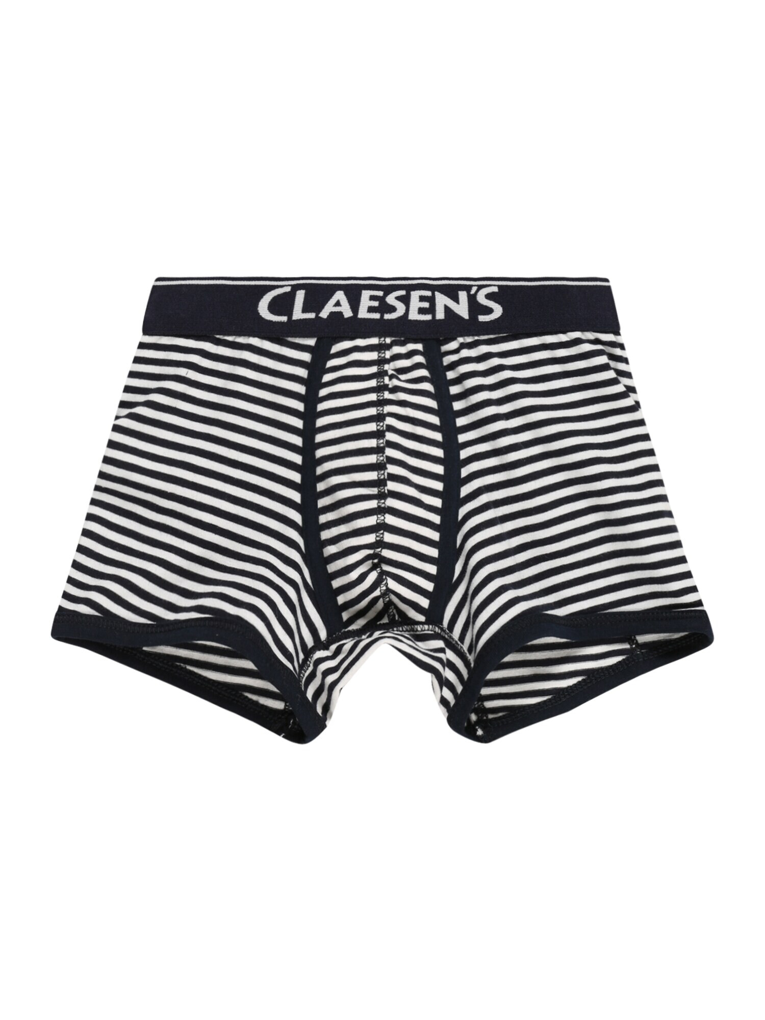 Claesen's Boxershorts naravno bela / temno modra - Pepit.si