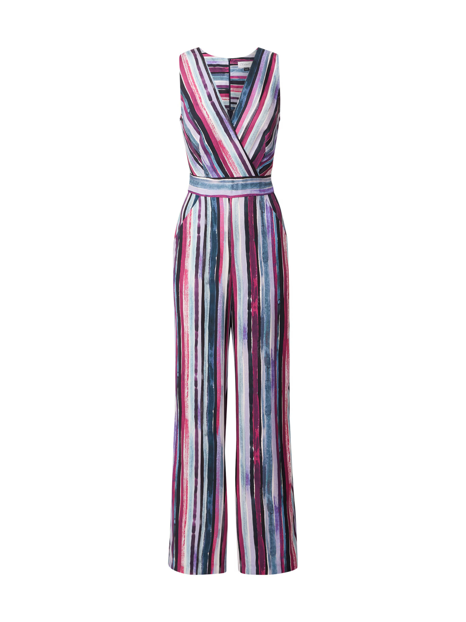 Closet London Jumpsuit magenta / smaragd / bela / črna / lila - Pepit.si