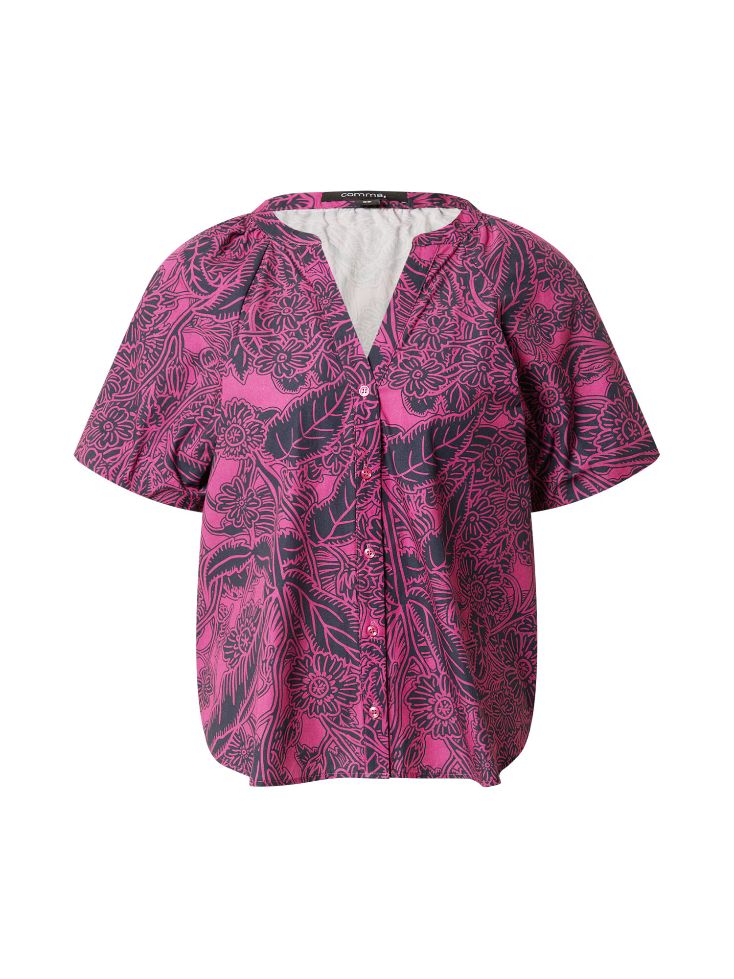 COMMA Bluza temno modra / magenta - Pepit.si