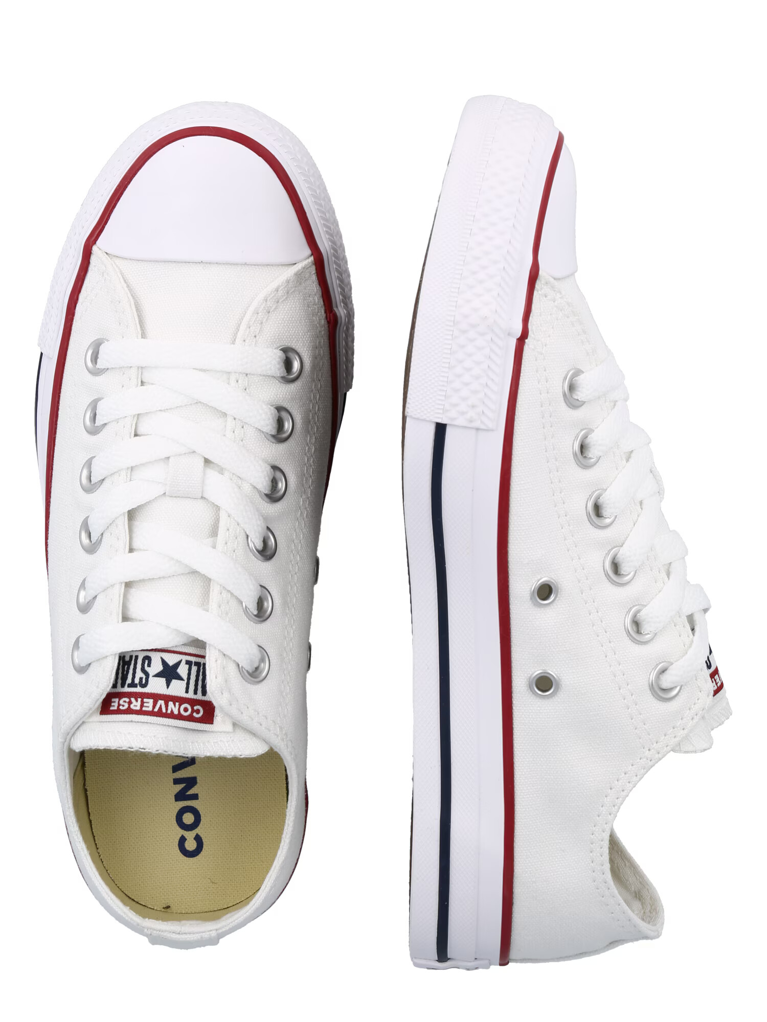 CONVERSE Nizke superge 'Chuck Taylor All Star' temno modra / temno rdeča / bela - Pepit.si